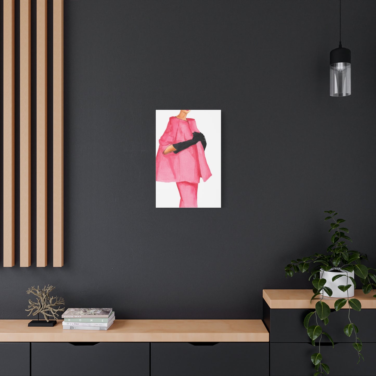 Pink Swinger Matte Canvas, Stretched, 1.25"