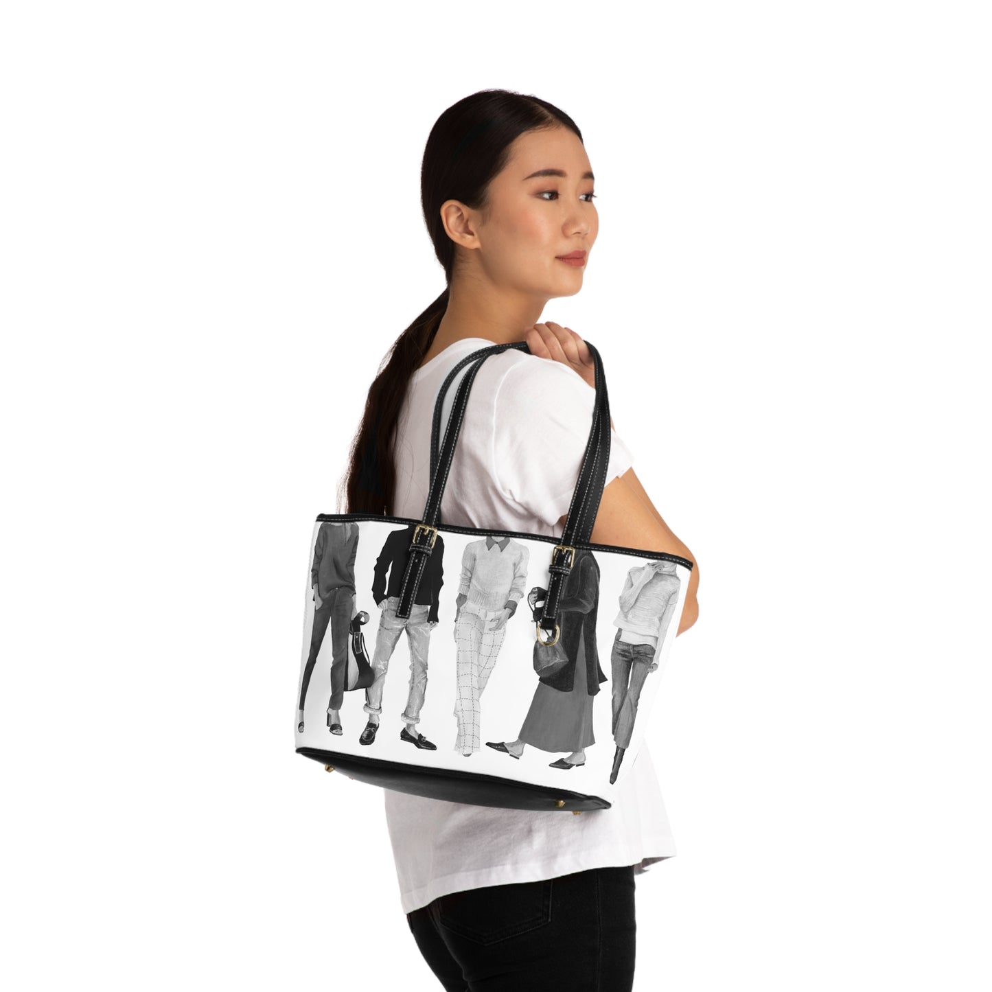 Squad Goals # 4 (Vintage) Leather Shoulder Bag