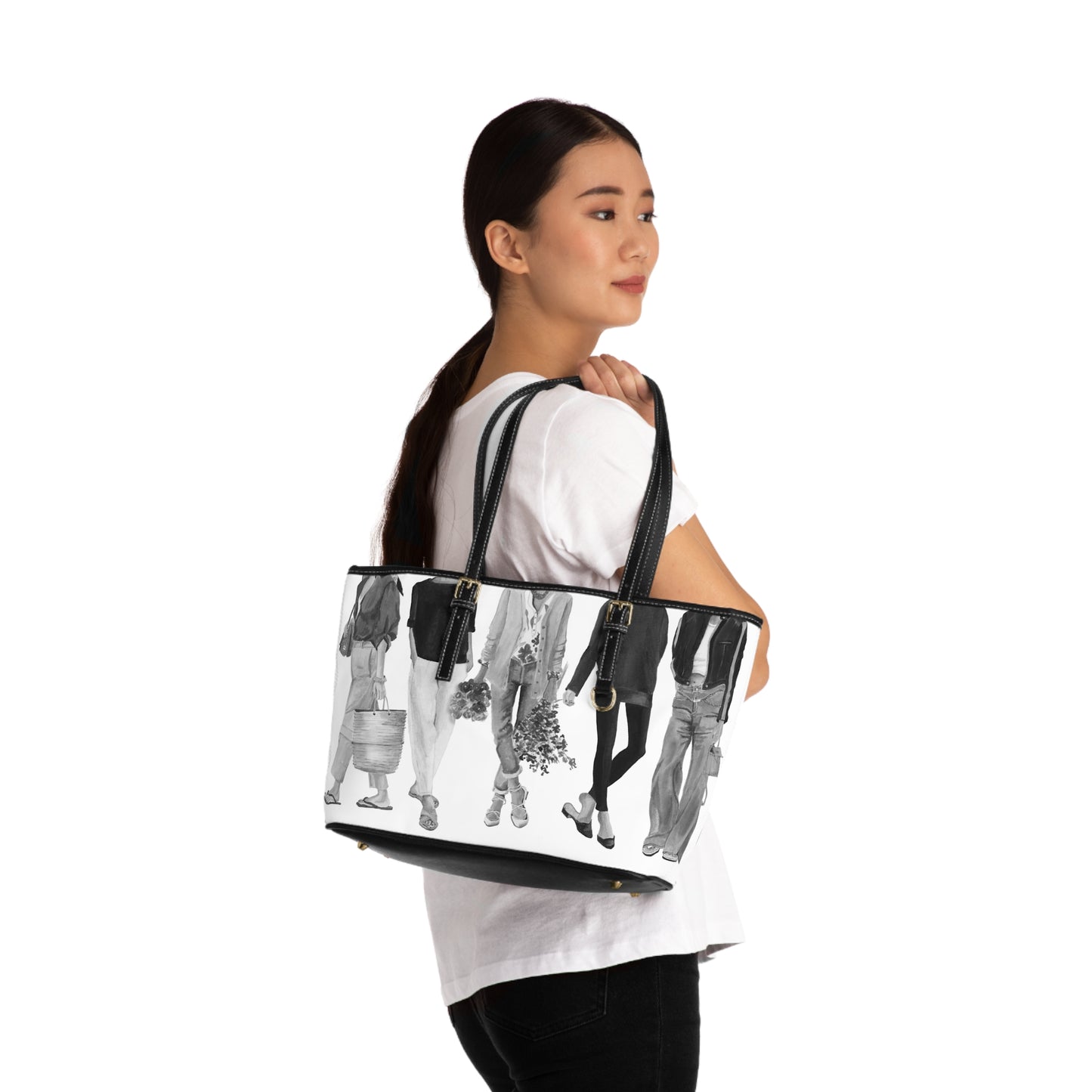 Squad Goals # 12 (Vintage) Leather Shoulder Bag