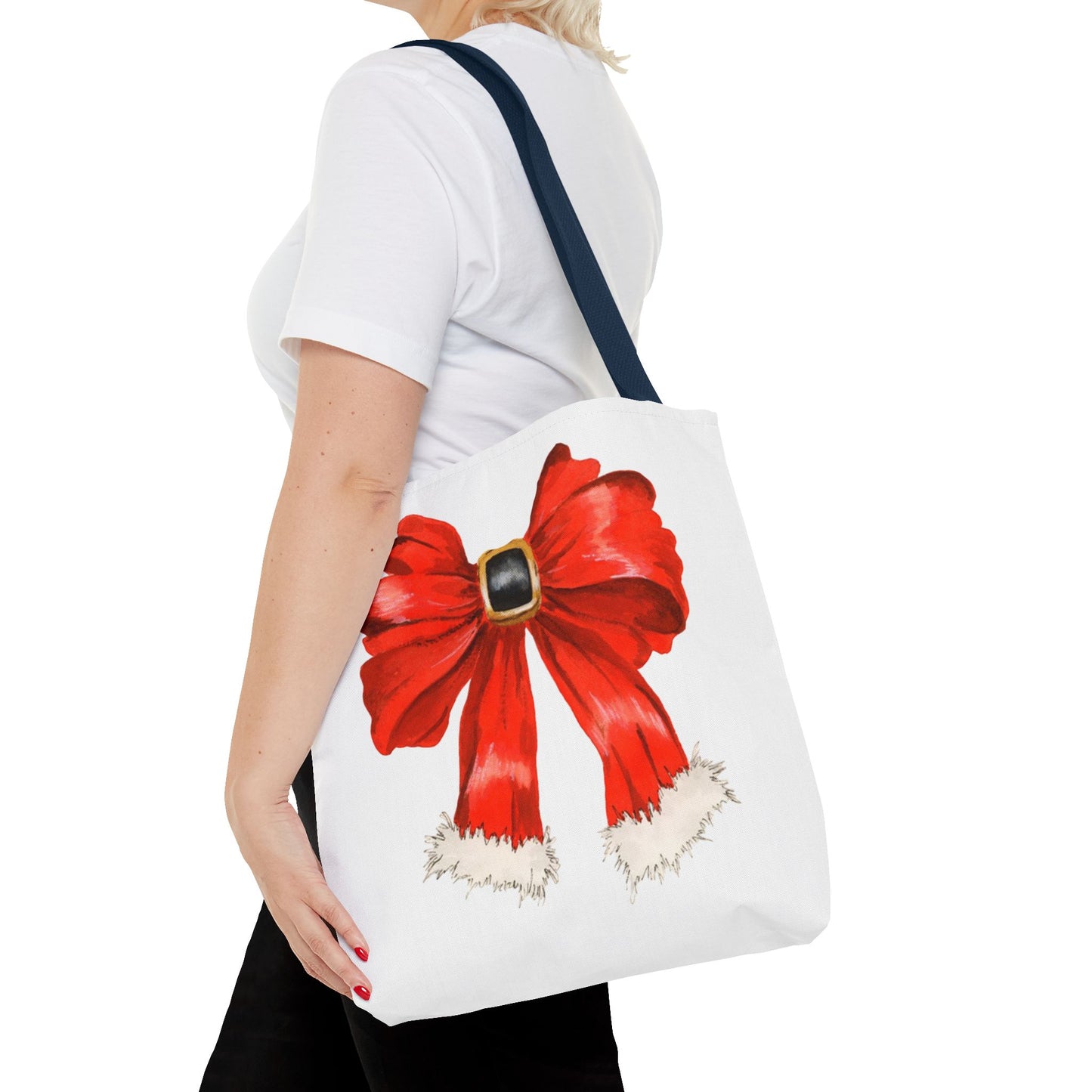 Christmas Bow Tote Bag (AOP)