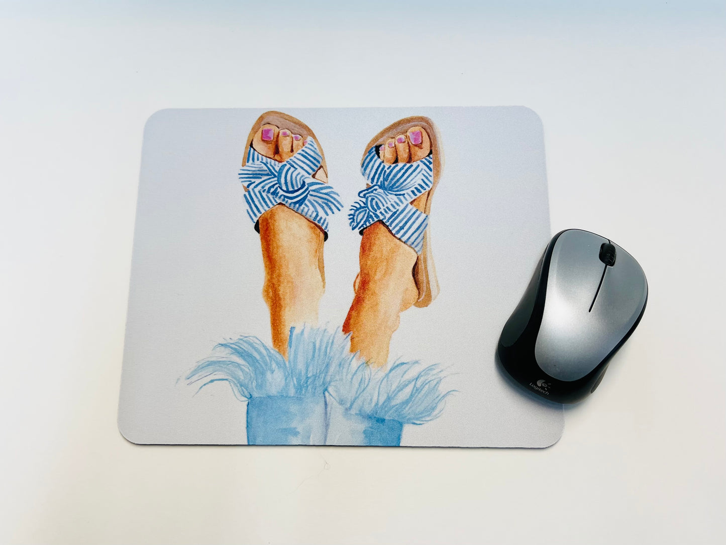 "Toes Up" Mouse Pad