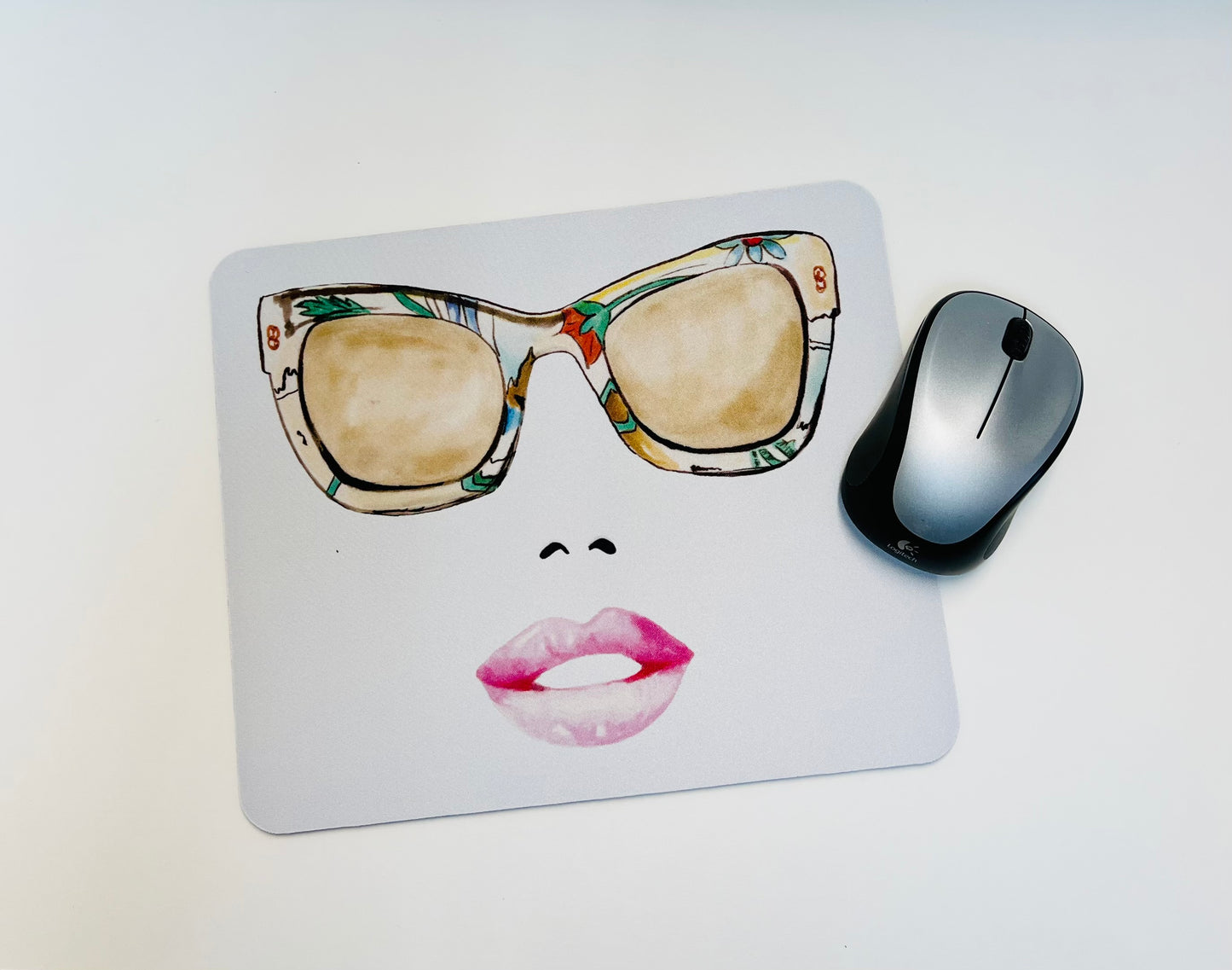 "Sunnies and Lips" Mouse Pad