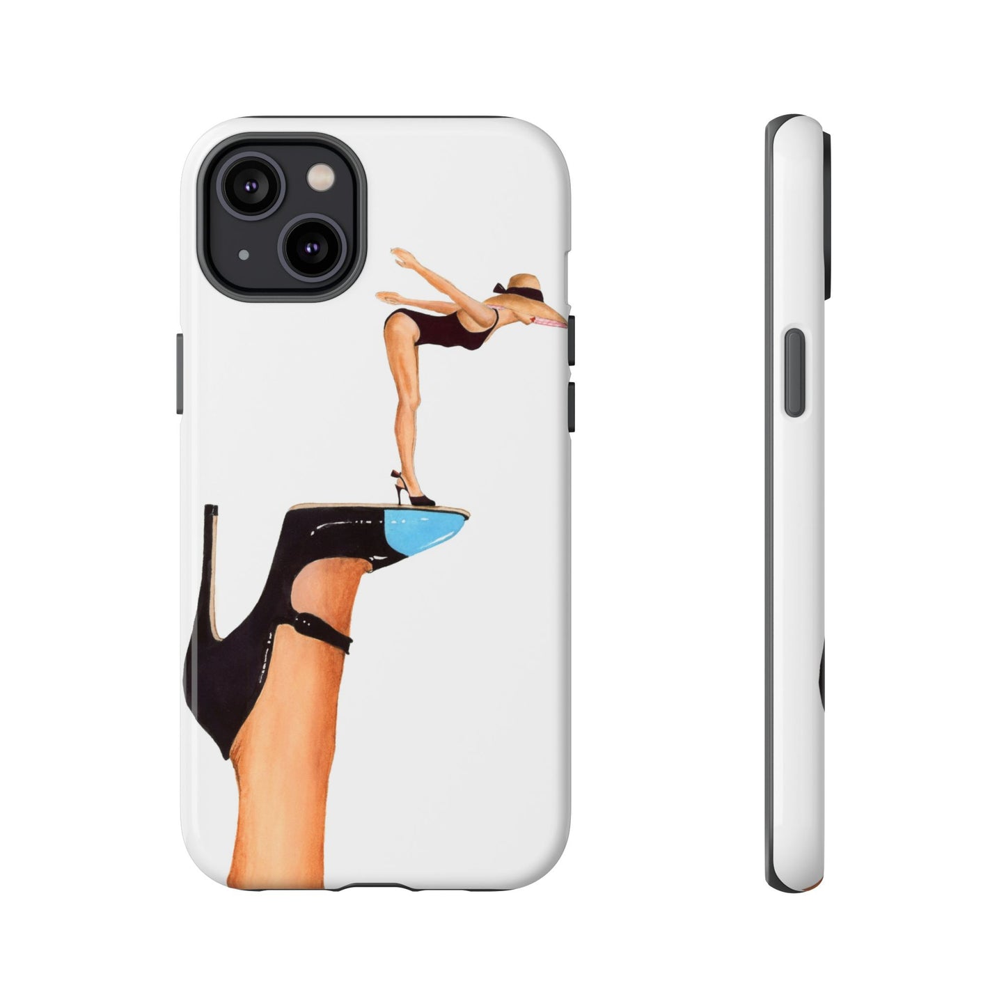 Turquoise Toe Diver Phone Case