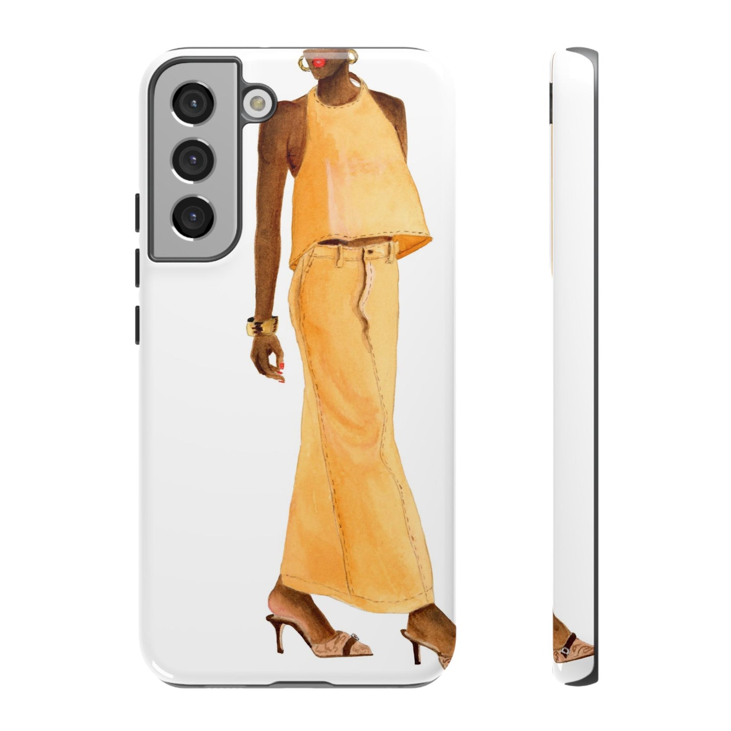Orange Two Piece Phone Case