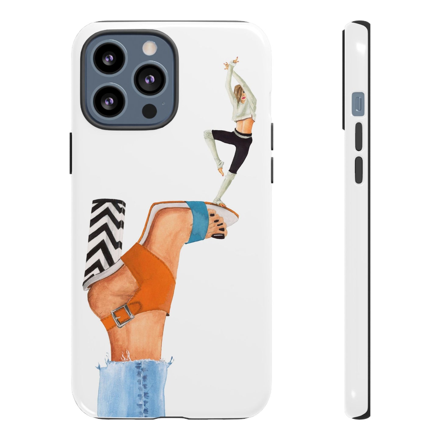 Dancer on a Zig-Zag Heel Phone Case
