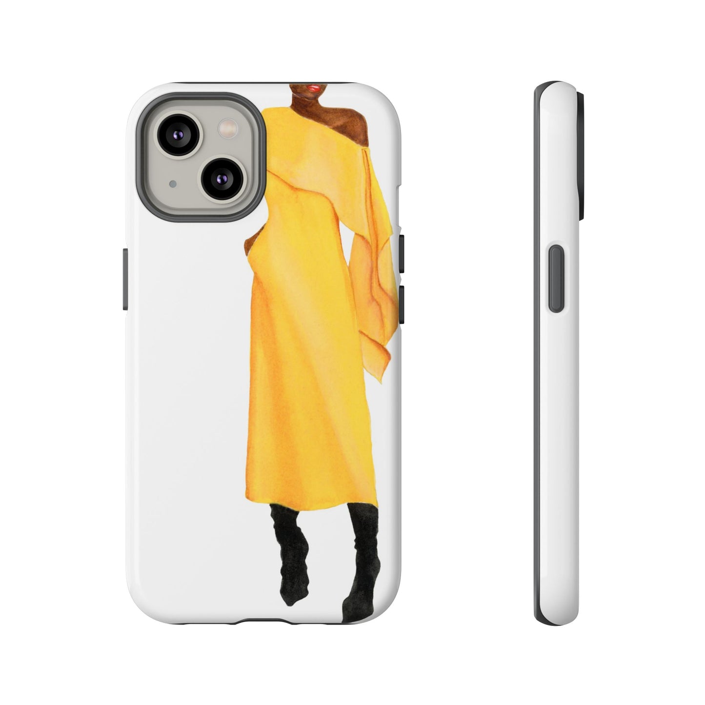 Bright Yellow Dress Phone Case