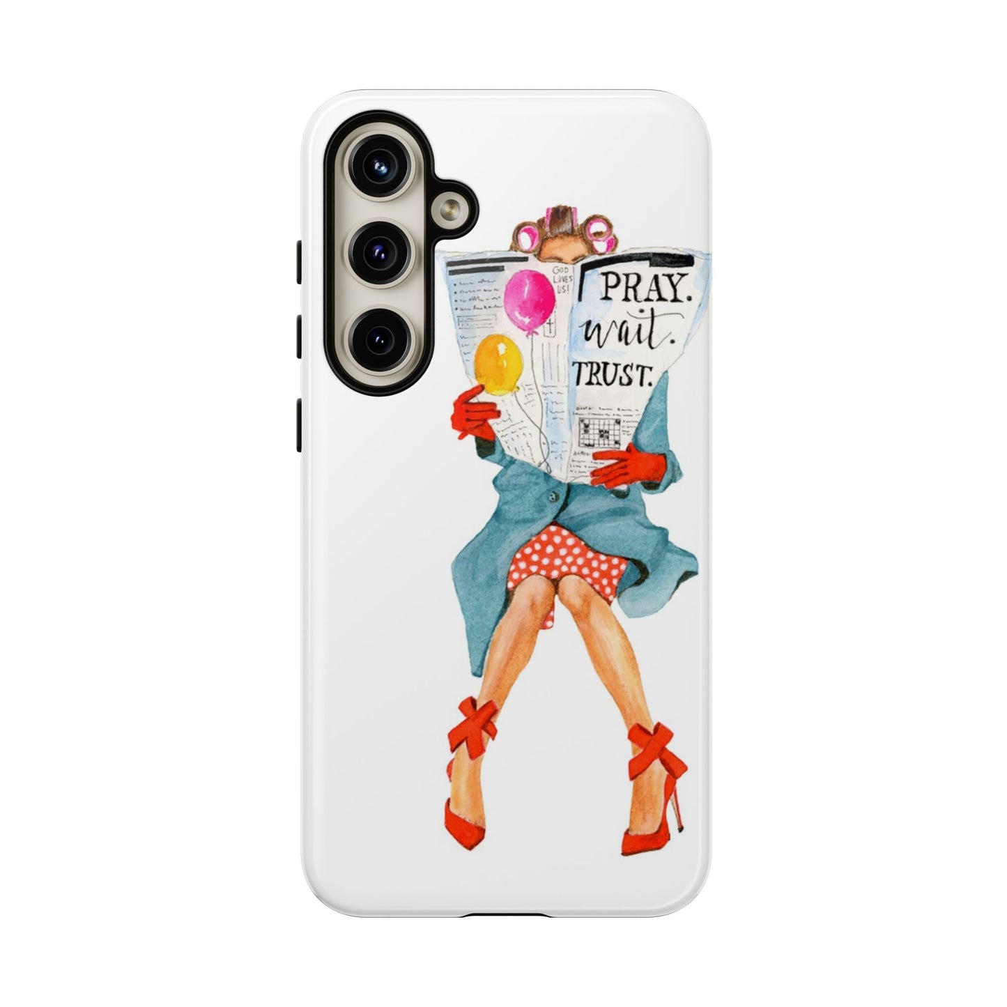 Pray, Wait, Trust Phone Case