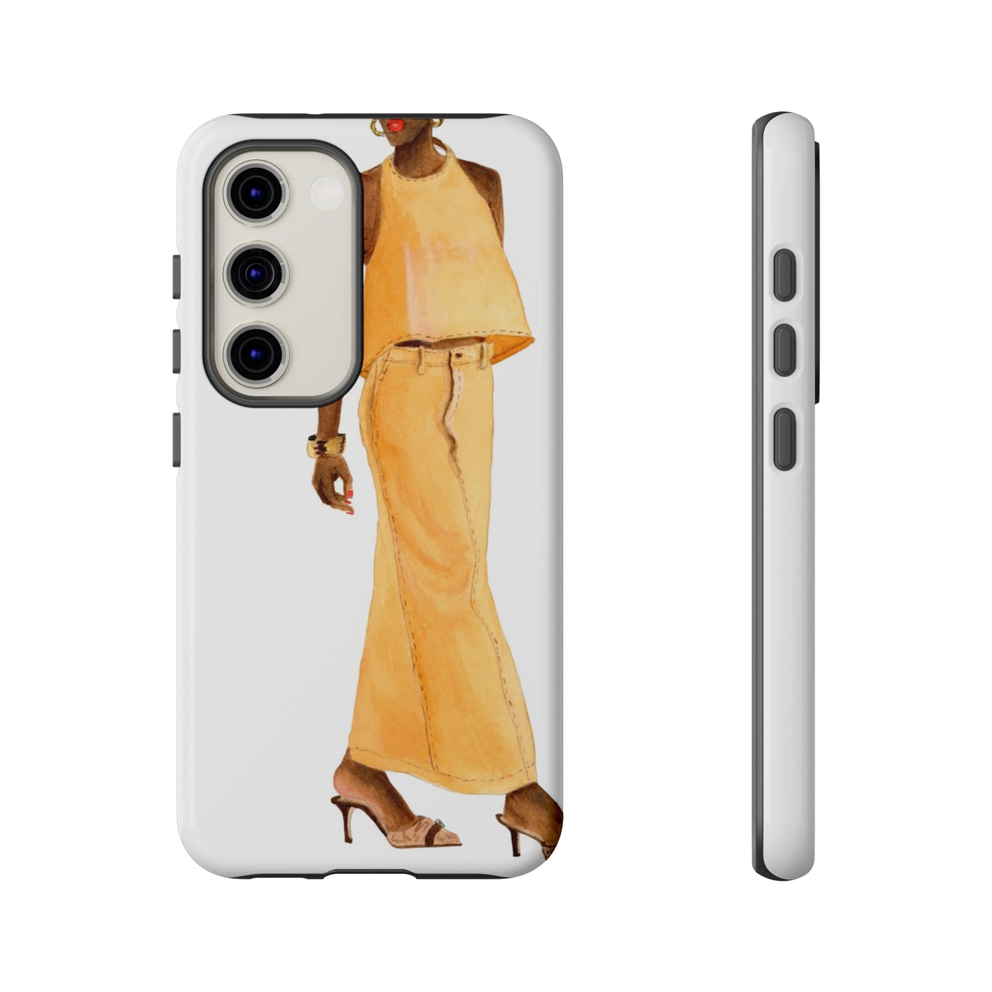 Orange Two Piece Phone Case