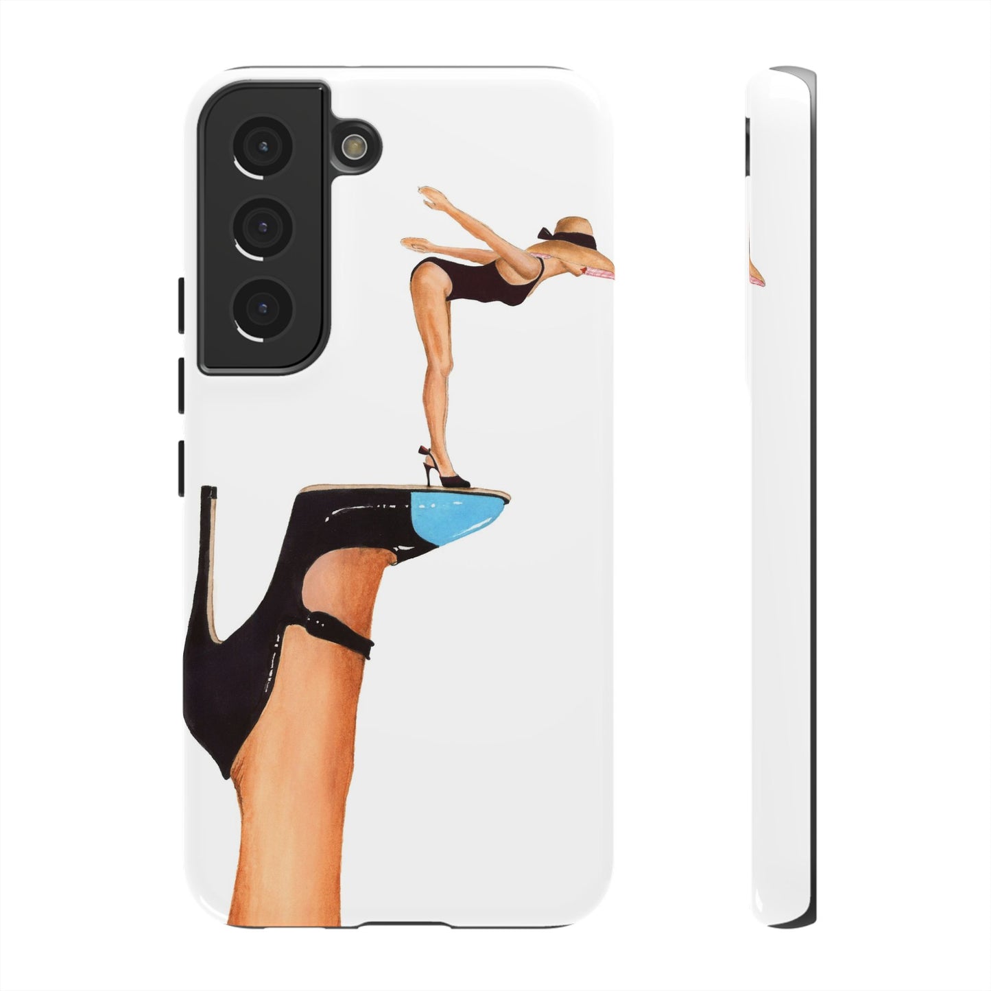 Turquoise Toe Diver Phone Case