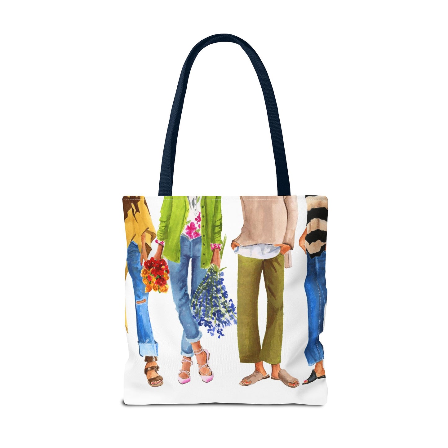 Flower Girl and Friends Tote Bag