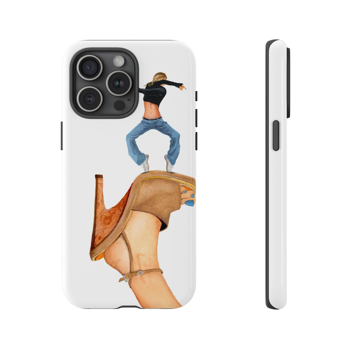 Criss-Cross on a Shoe Phone Case