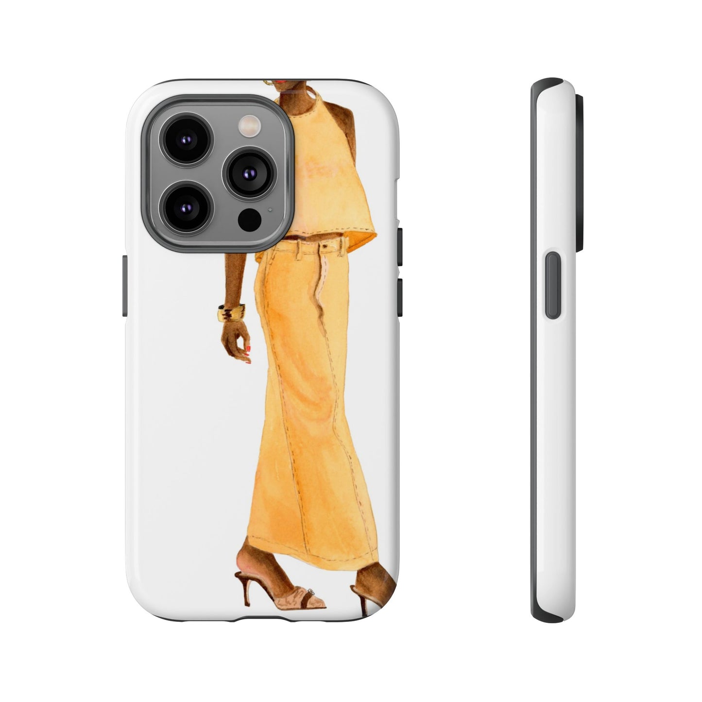 Orange Two Piece Phone Case