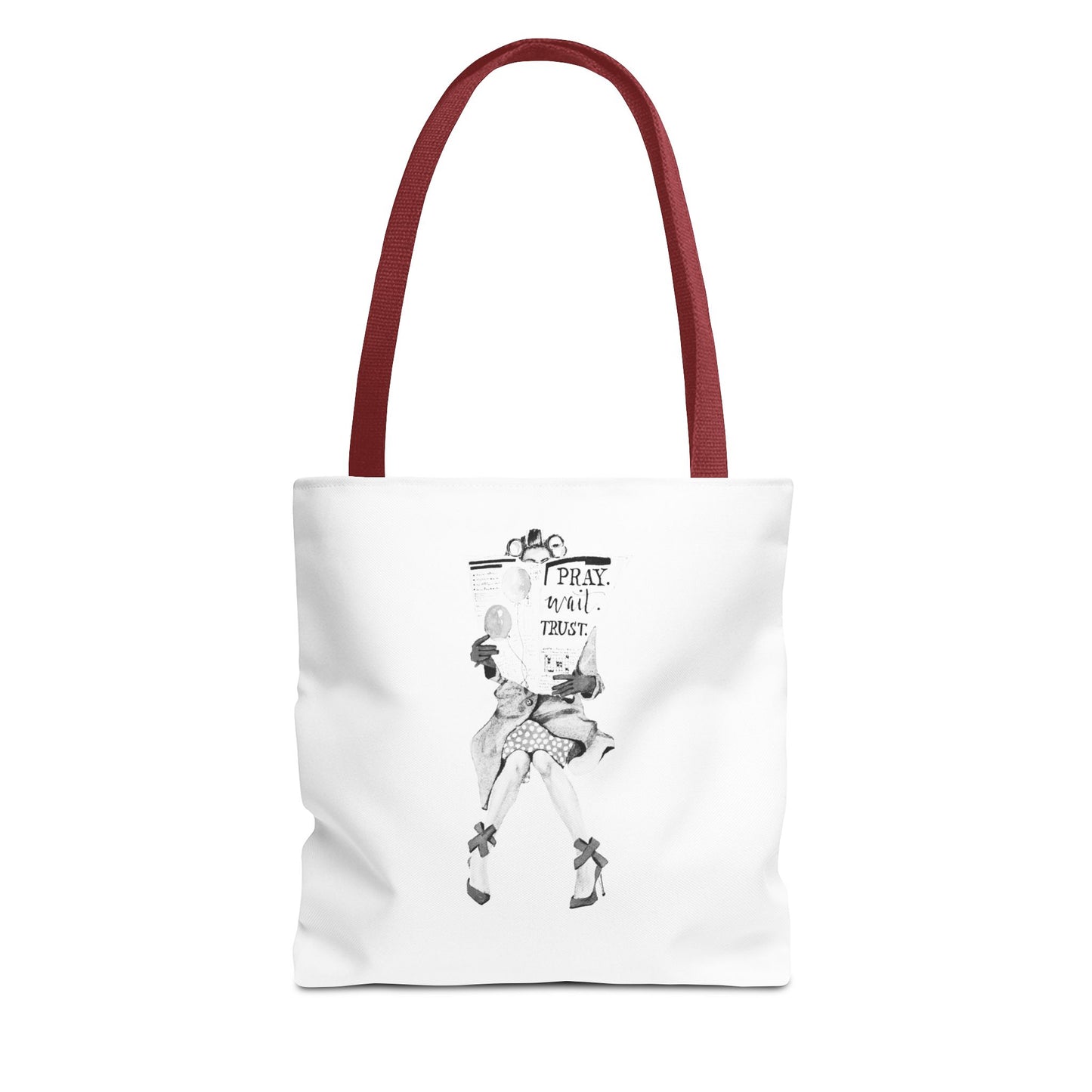 Pray, Wait, Trust Tote Bag