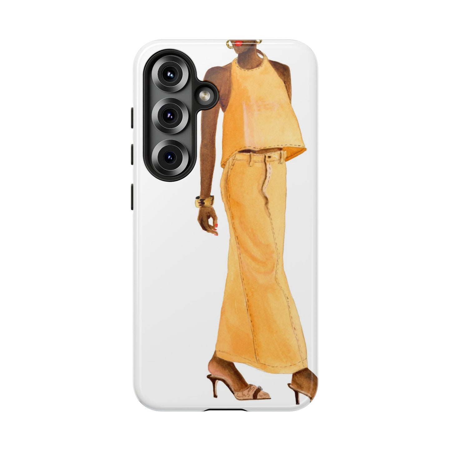 Orange Two Piece Phone Case