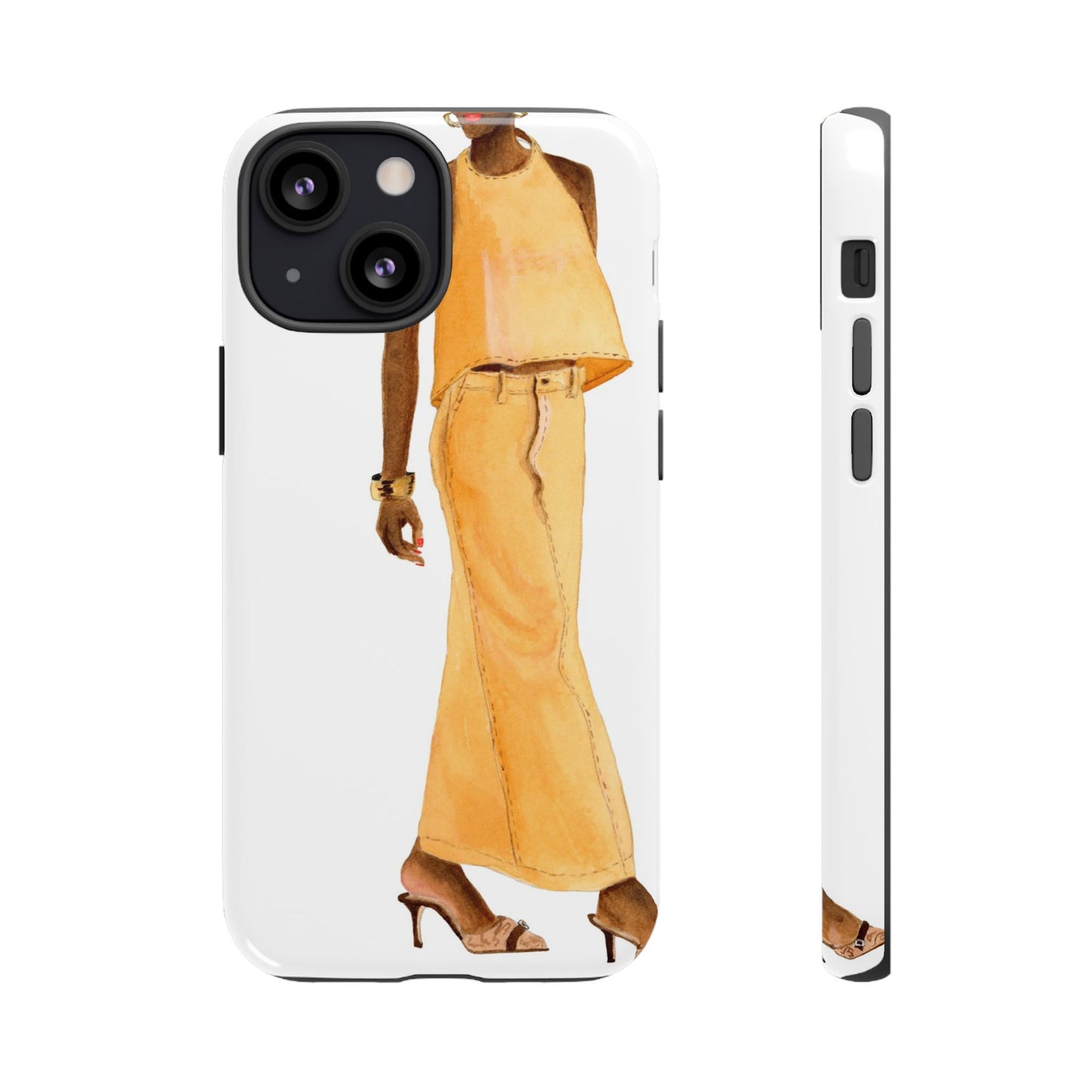 Orange Two Piece Phone Case