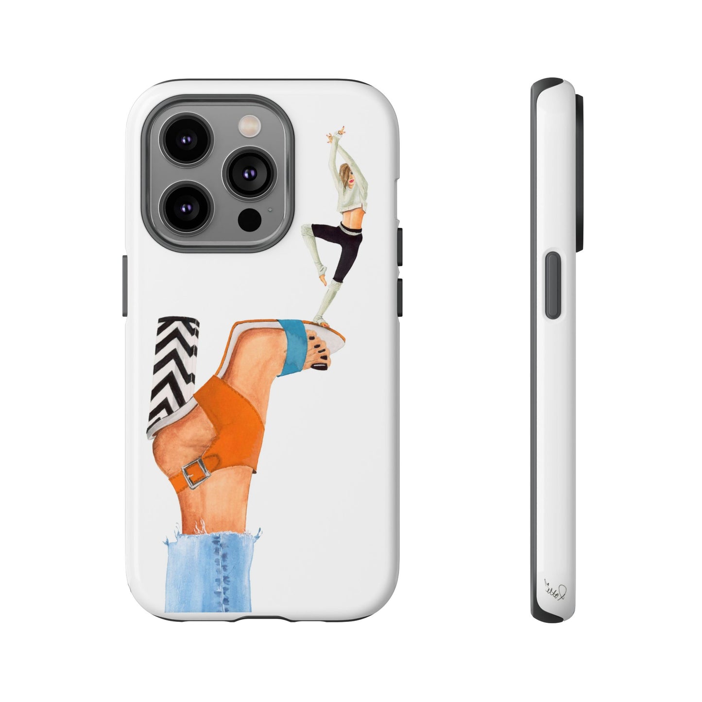 Dancer on a Zig-Zag Heel Phone Case