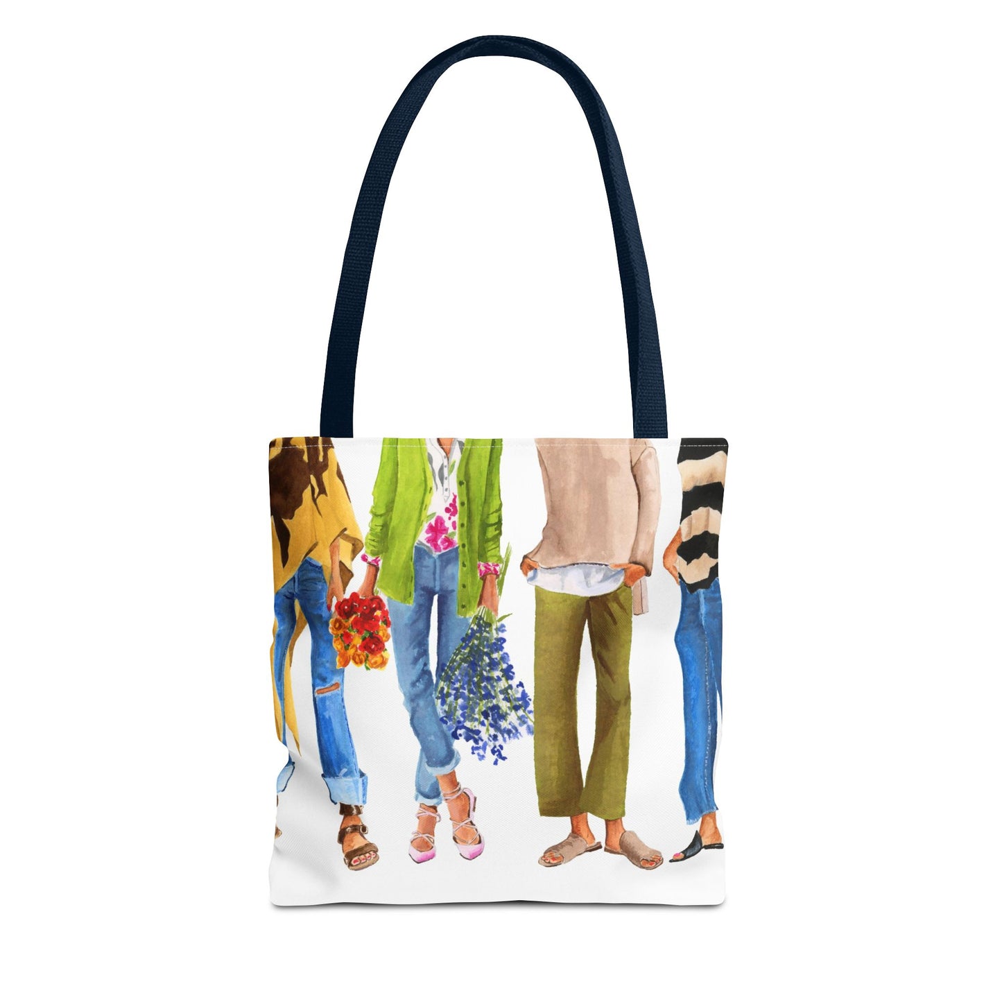 Flower Girl and Friends Tote Bag