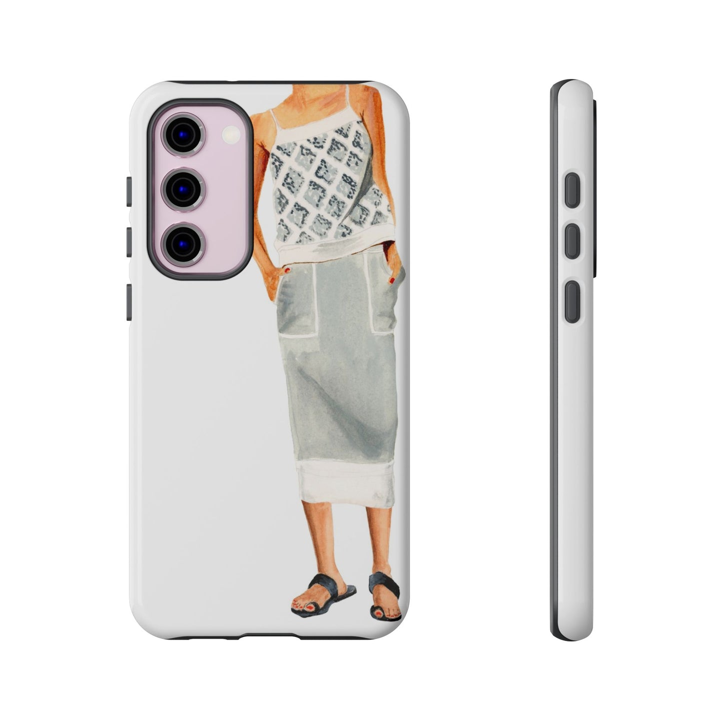 Gray 2 Piece Phone Case