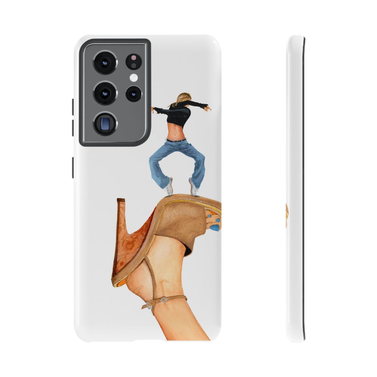 Criss-Cross on a Shoe Phone Case