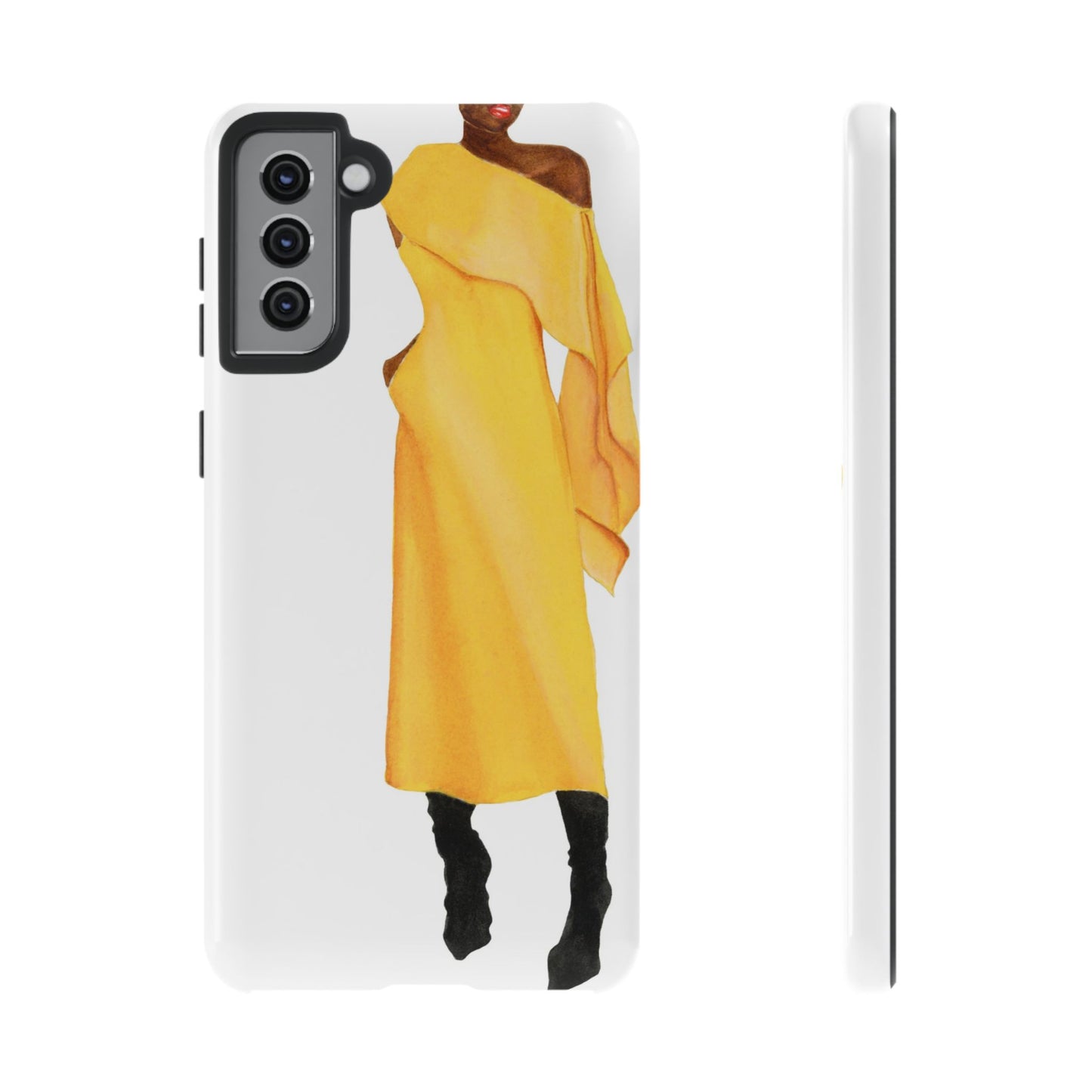 Bright Yellow Dress Phone Case