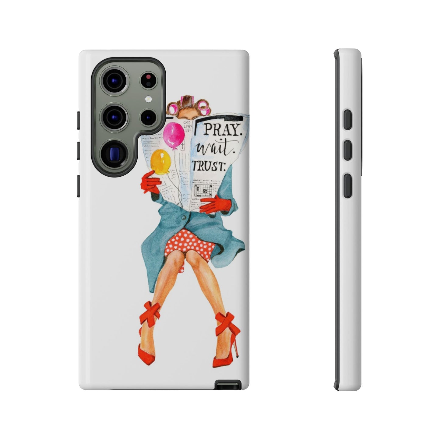 Pray, Wait, Trust Phone Case