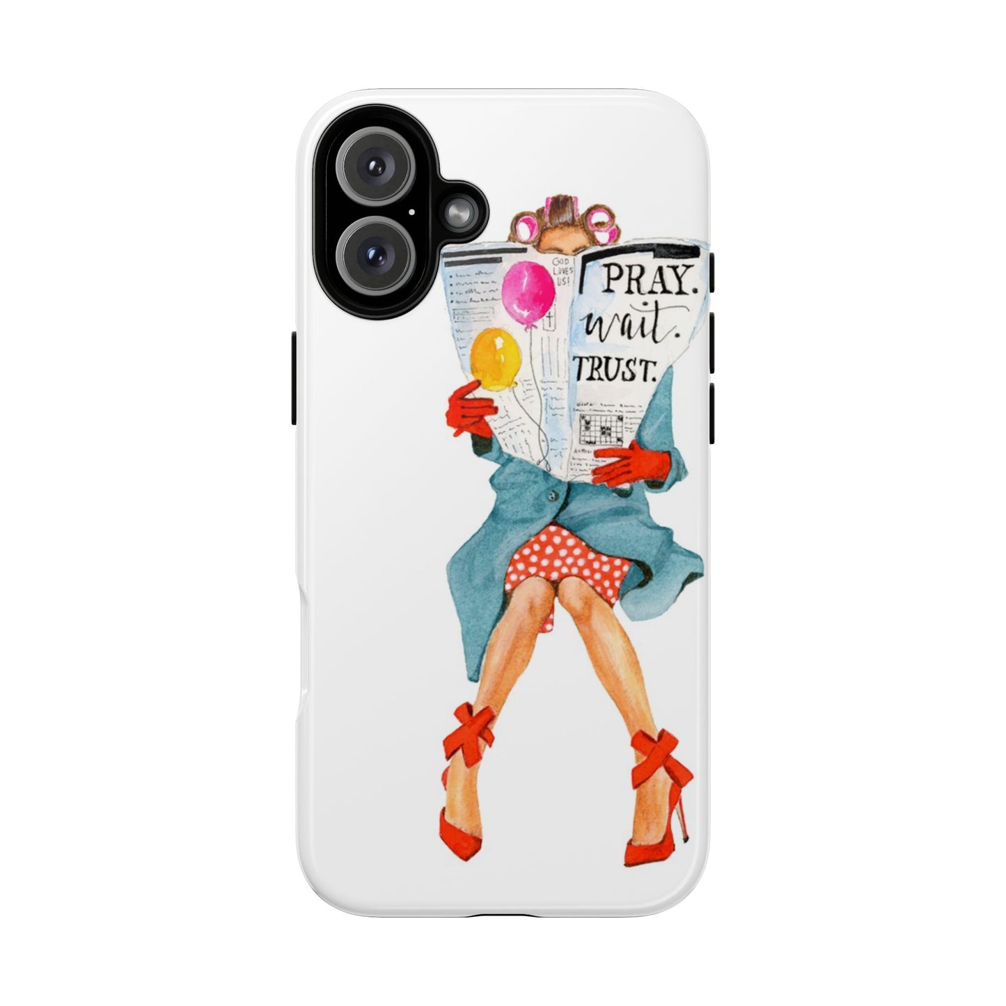 Pray, Wait, Trust Phone Case