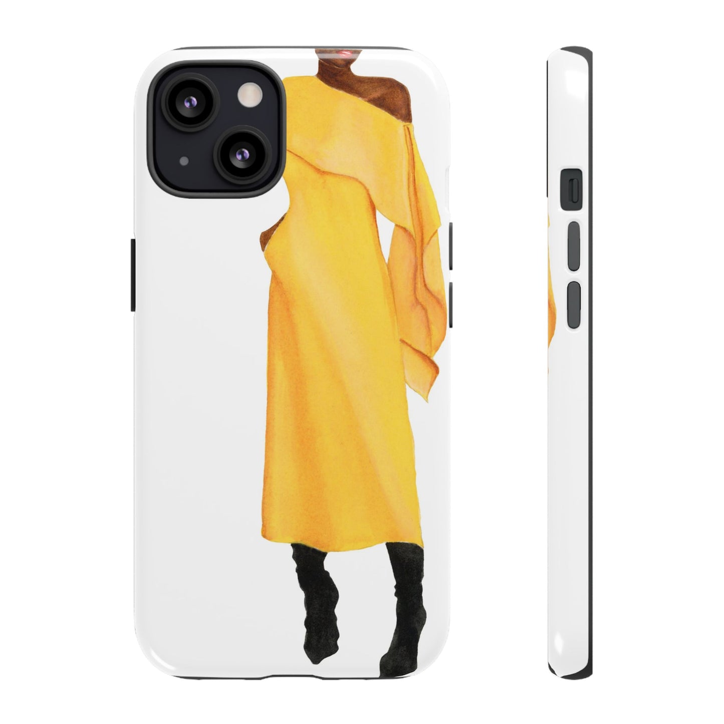 Bright Yellow Dress Phone Case