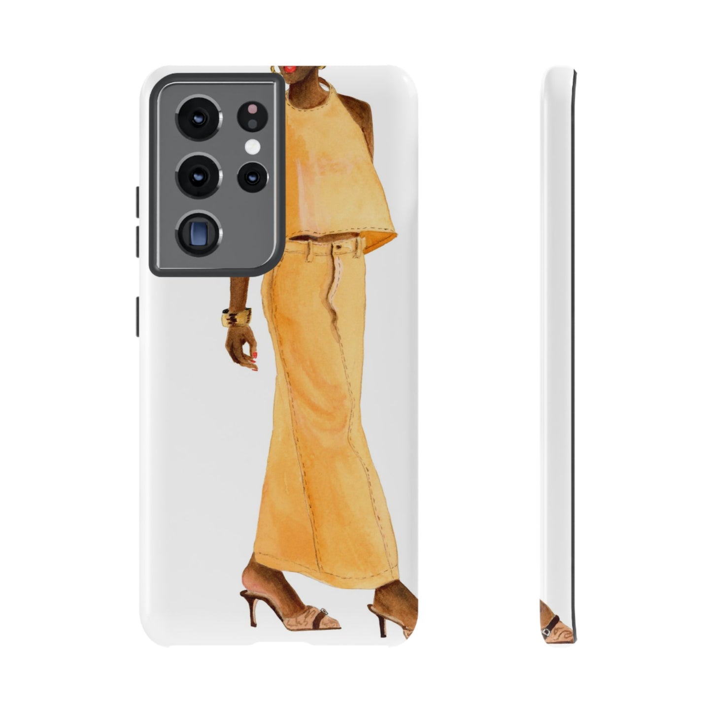 Orange Two Piece Phone Case