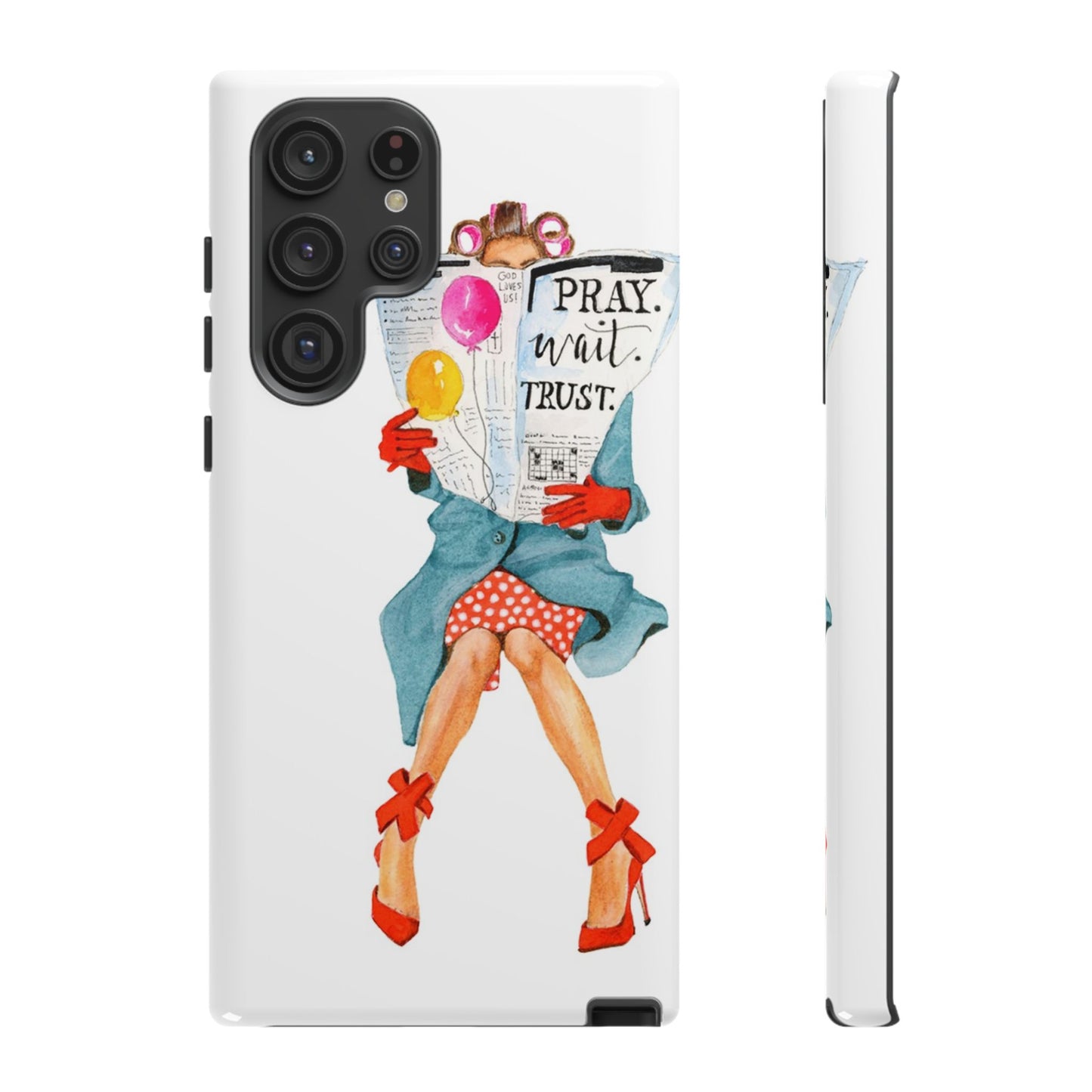 Pray, Wait, Trust Phone Case