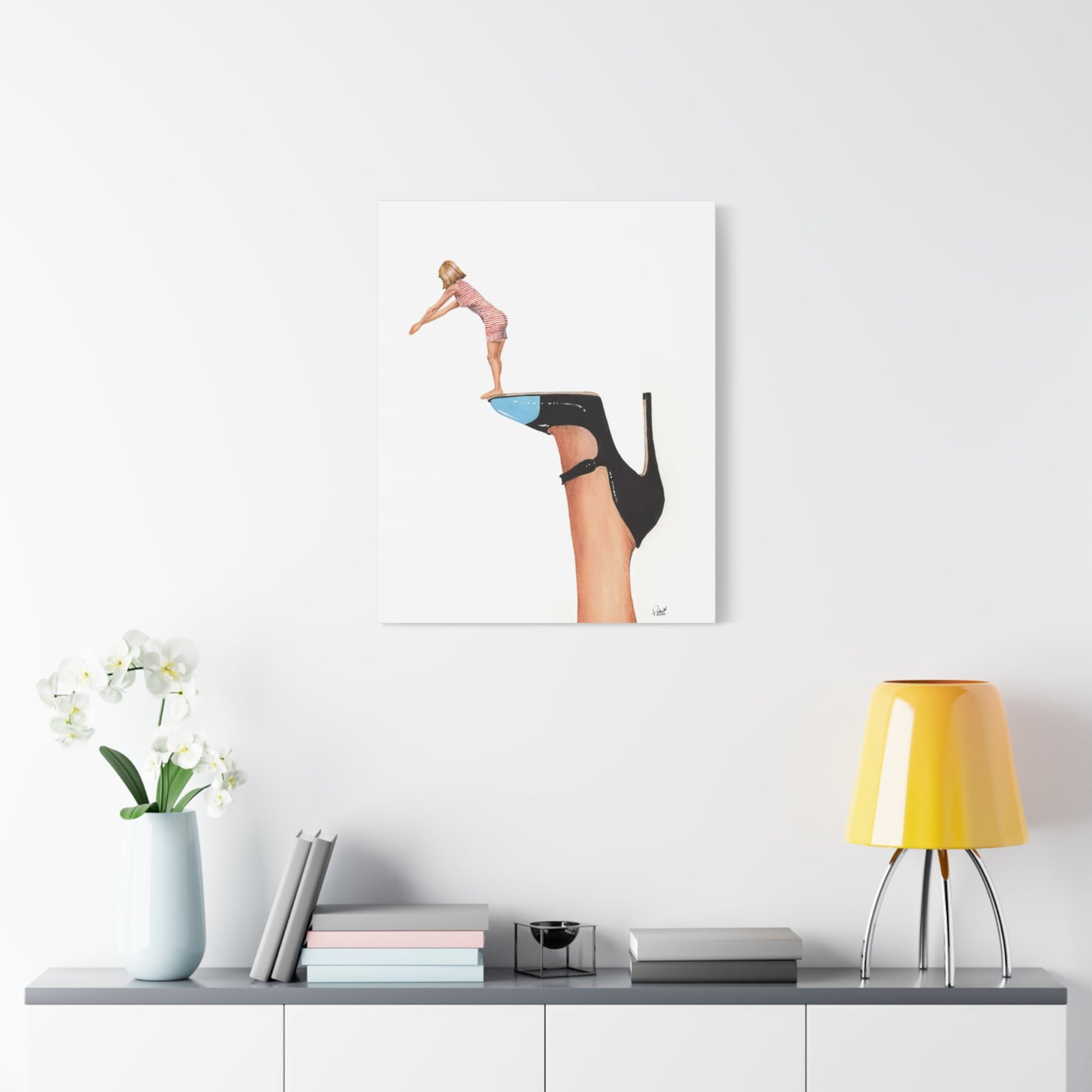 Deep End of the Sole Matte Canvas, Stretched, 1.25"