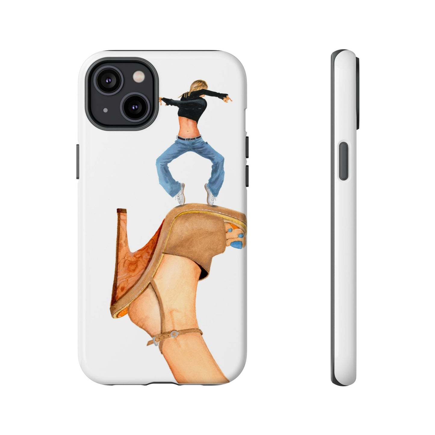 Criss-Cross on a Shoe Phone Case