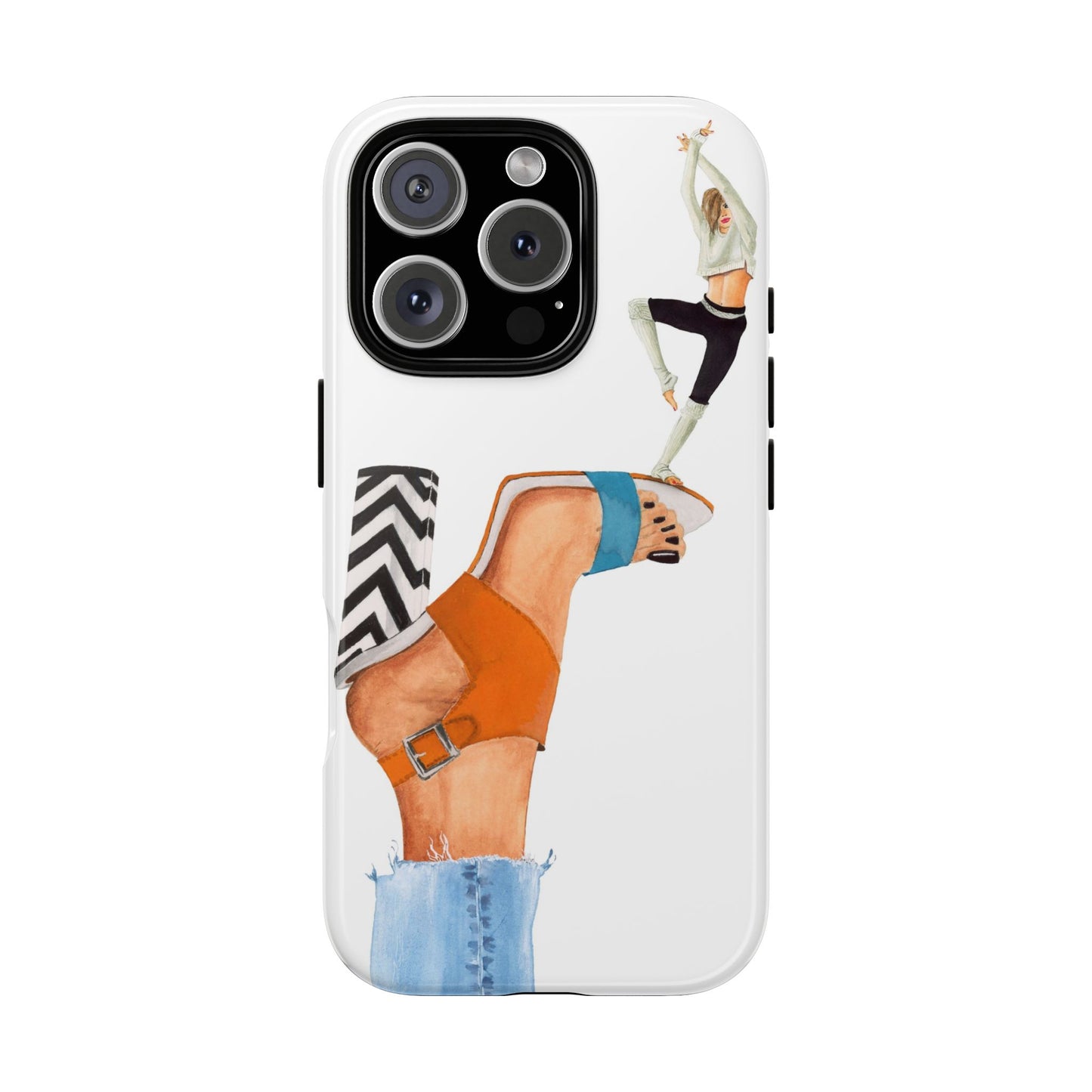 Dancer on a Zig-Zag Heel Phone Case