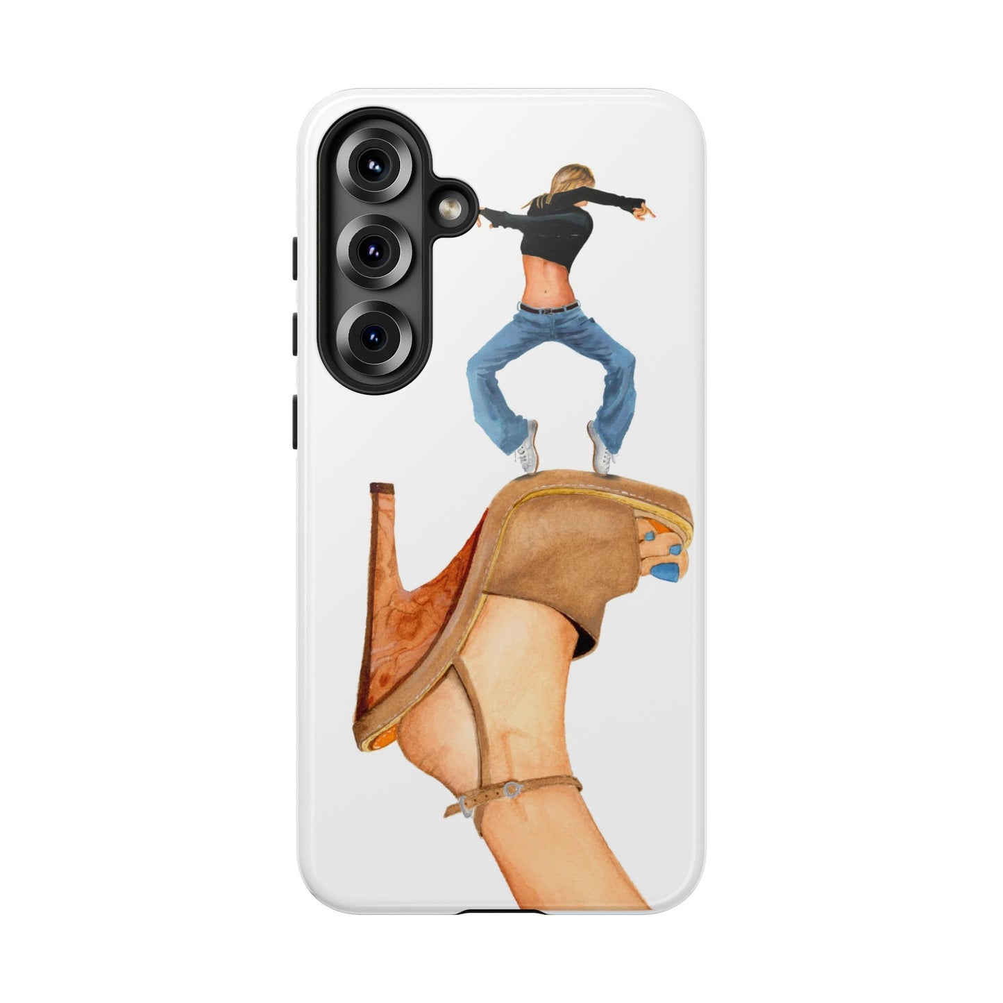 Criss-Cross on a Shoe Phone Case