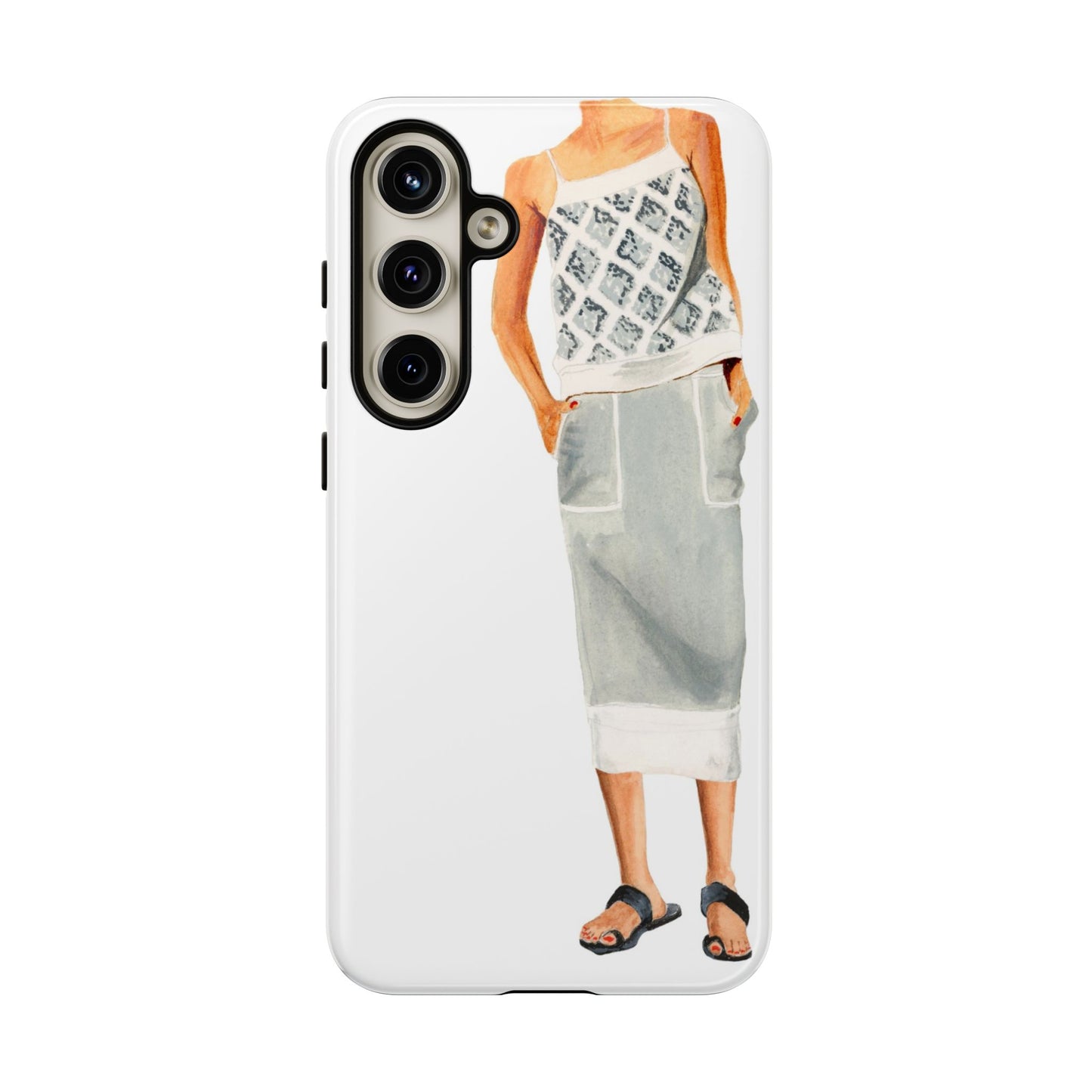 Gray 2 Piece Phone Case