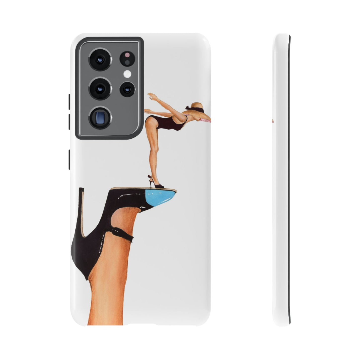 Turquoise Toe Diver Phone Case