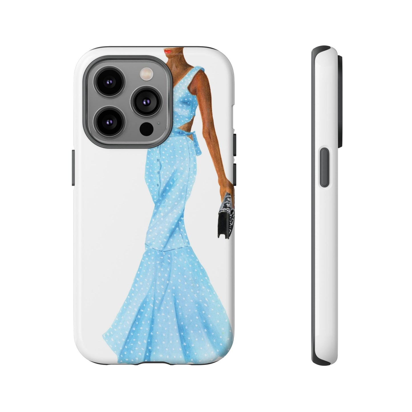 Powder Blue Dress Phone Case