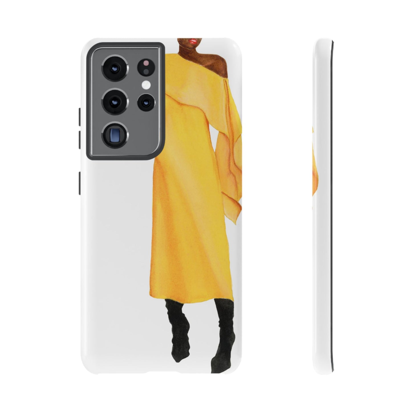 Bright Yellow Dress Phone Case