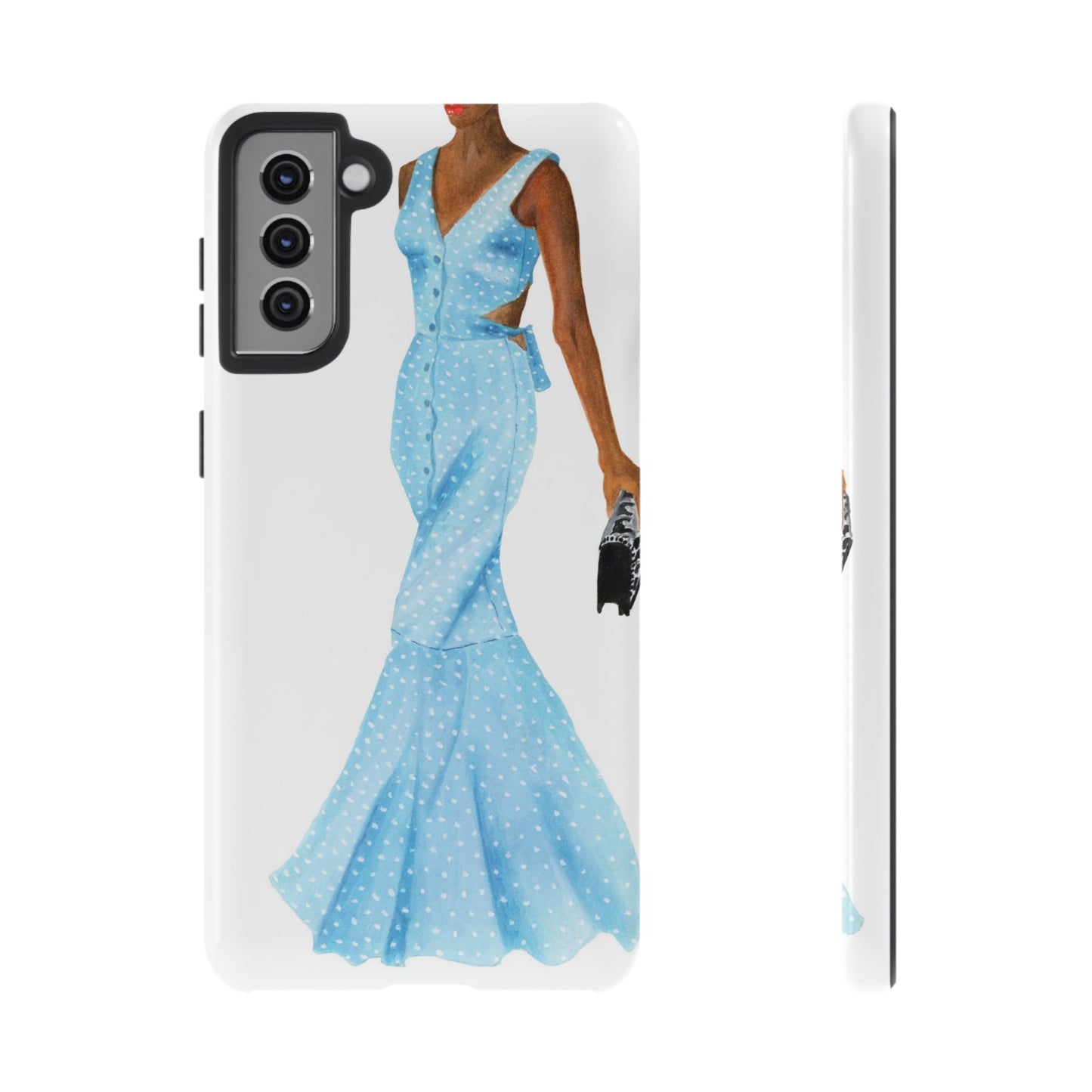 Powder Blue Dress Phone Case