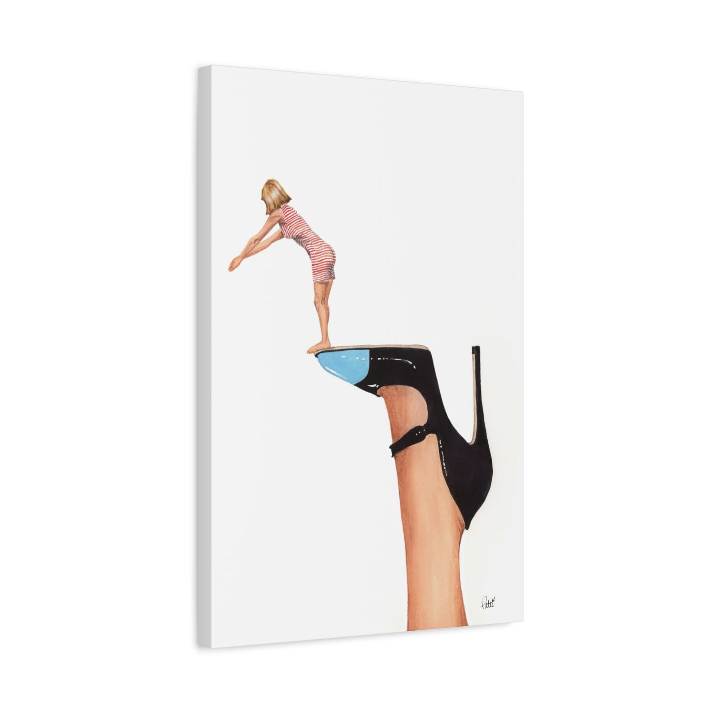 Deep End of the Sole Matte Canvas, Stretched, 1.25"