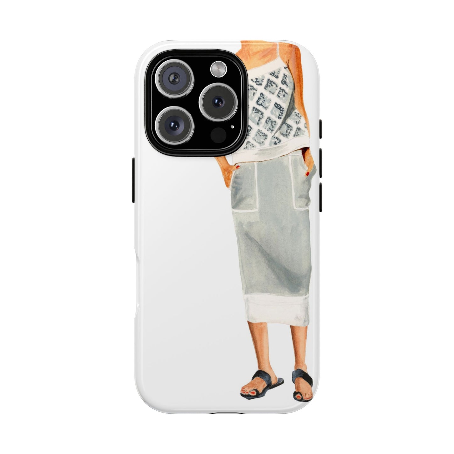 Gray 2 Piece Phone Case