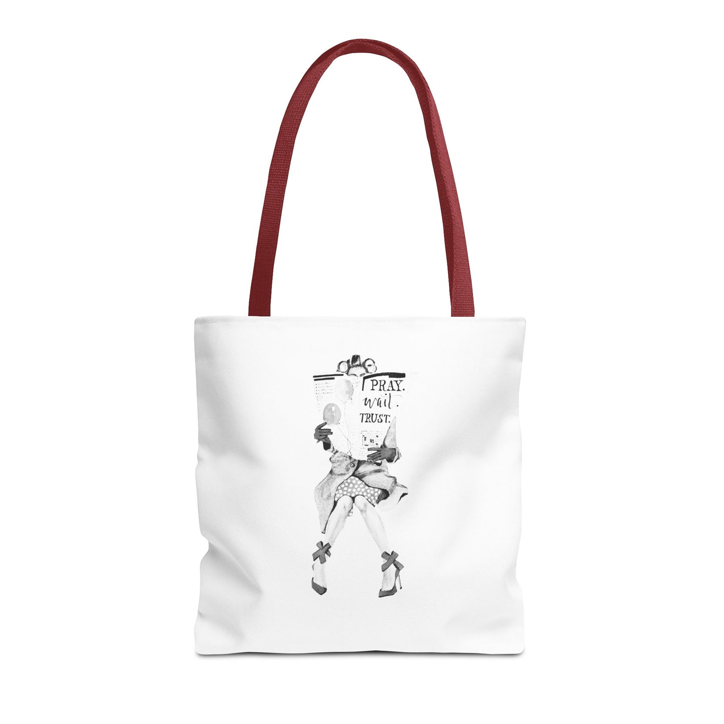 Pray, Wait, Trust Tote Bag