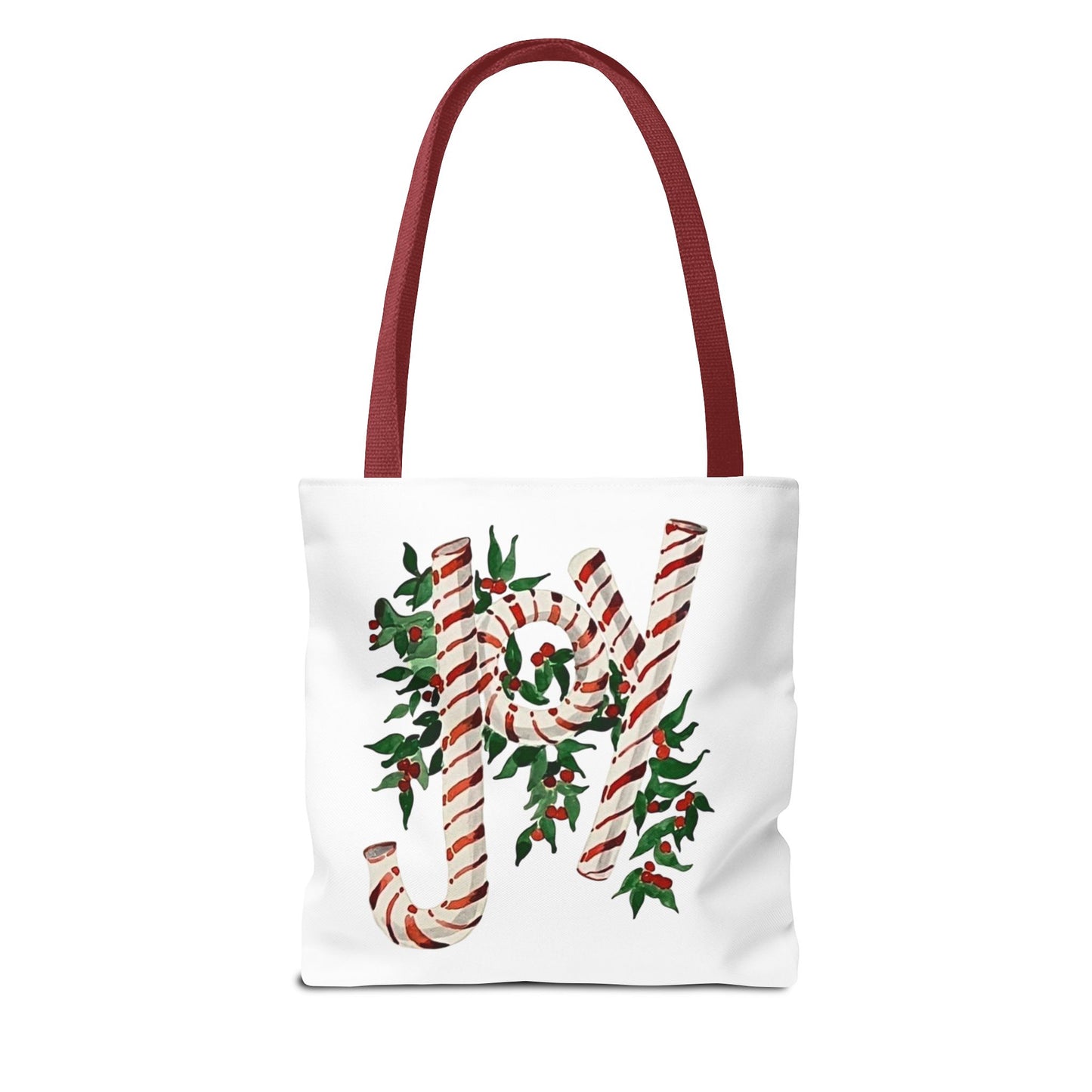 Peppermint Joy Tote Bag (AOP)