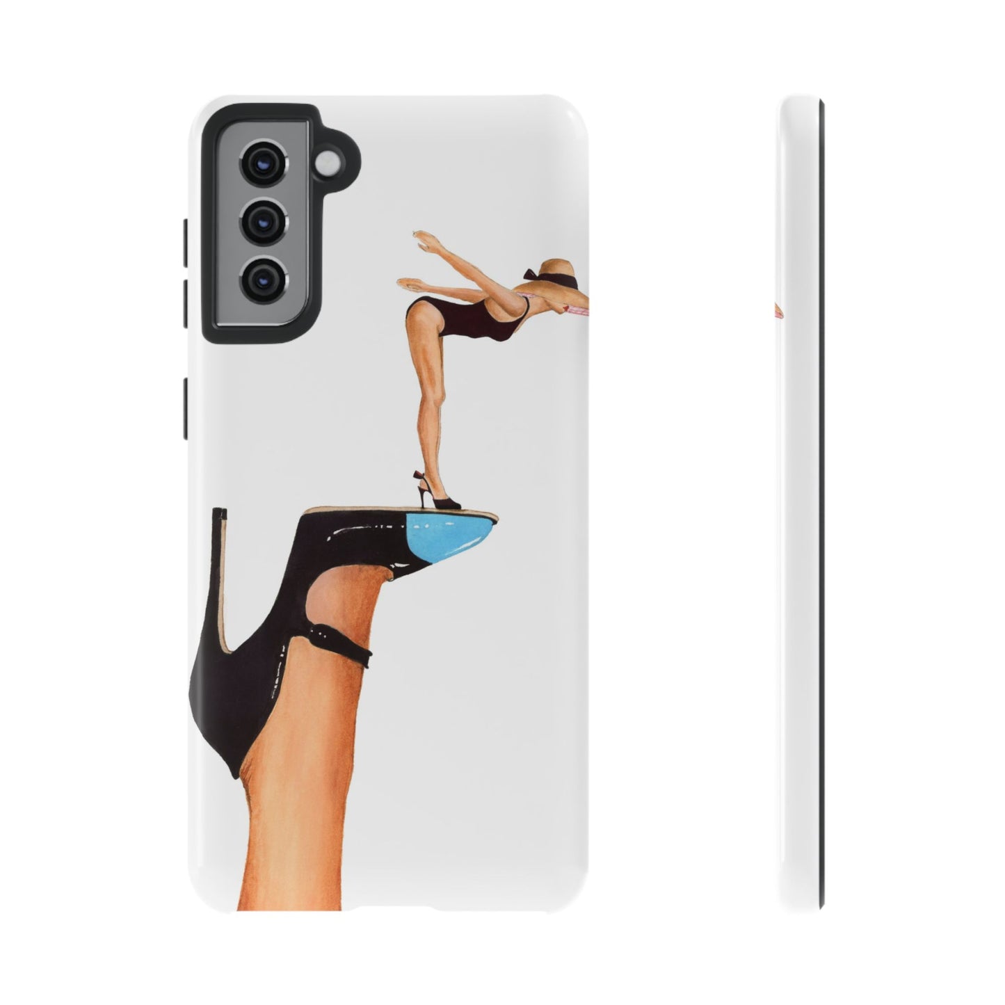 Turquoise Toe Diver Phone Case