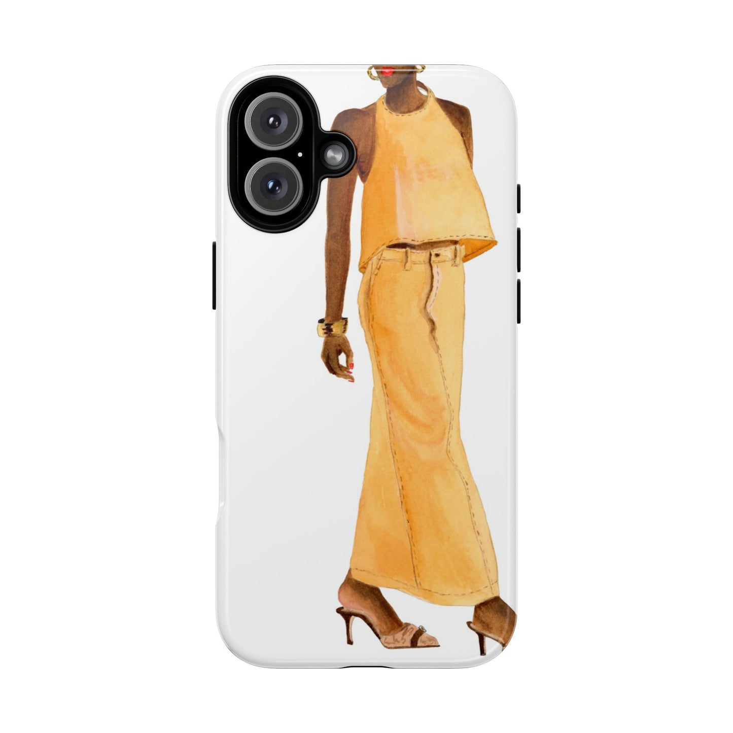 Orange Two Piece Phone Case