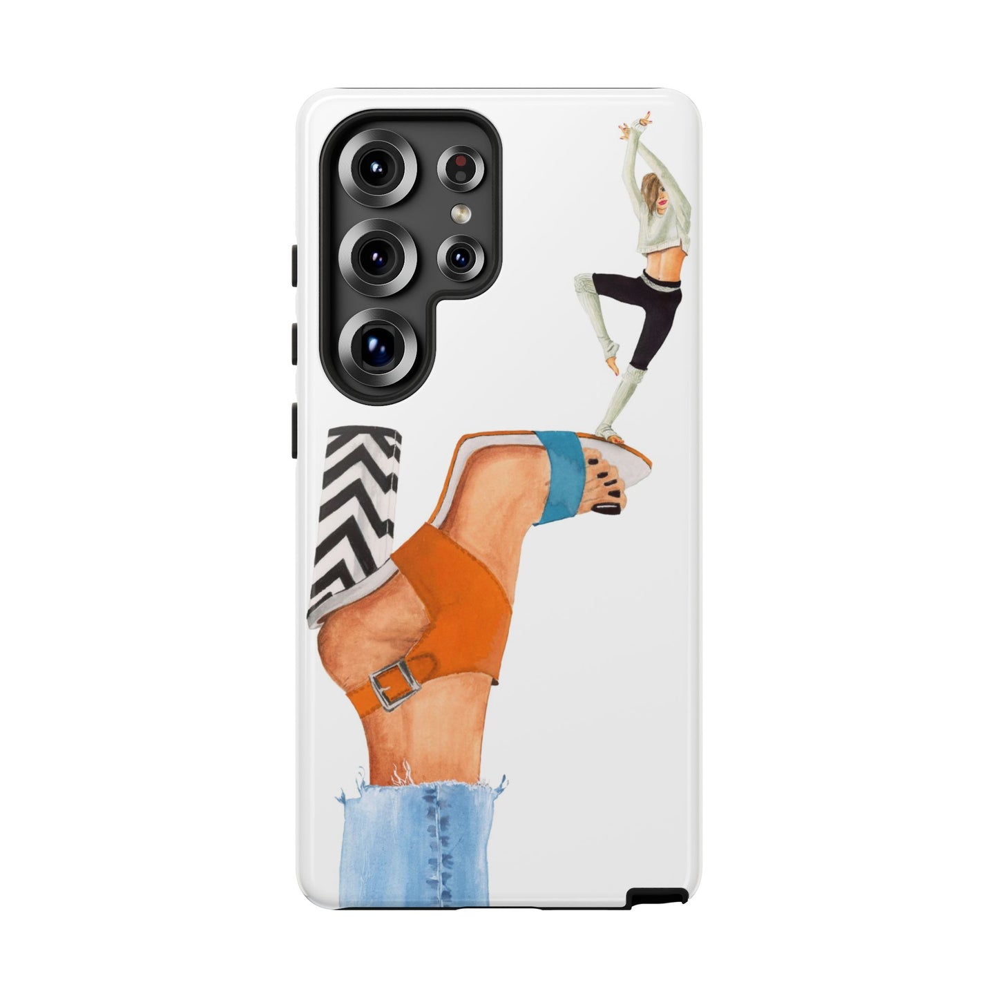 Dancer on a Zig-Zag Heel Phone Case