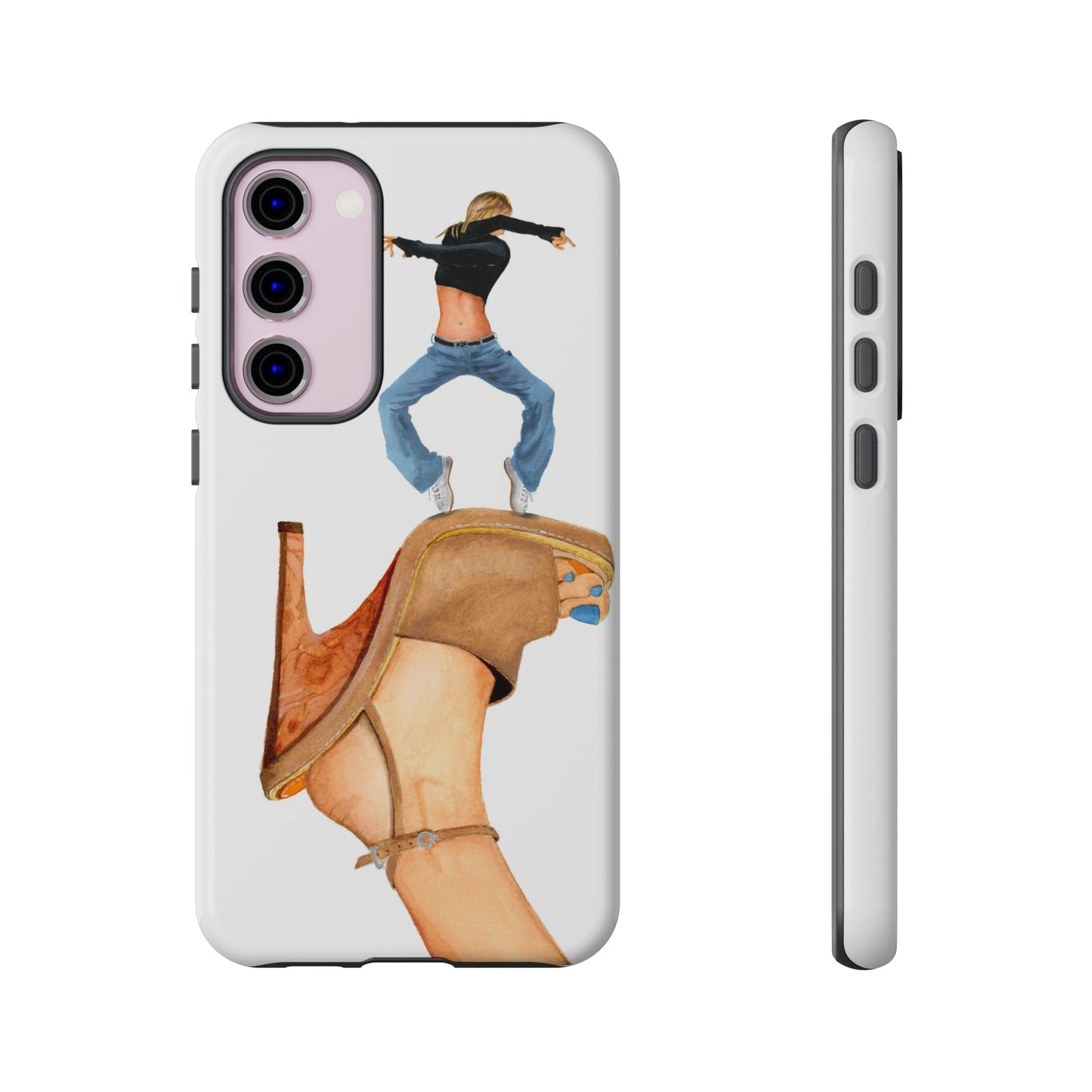 Criss-Cross on a Shoe Phone Case