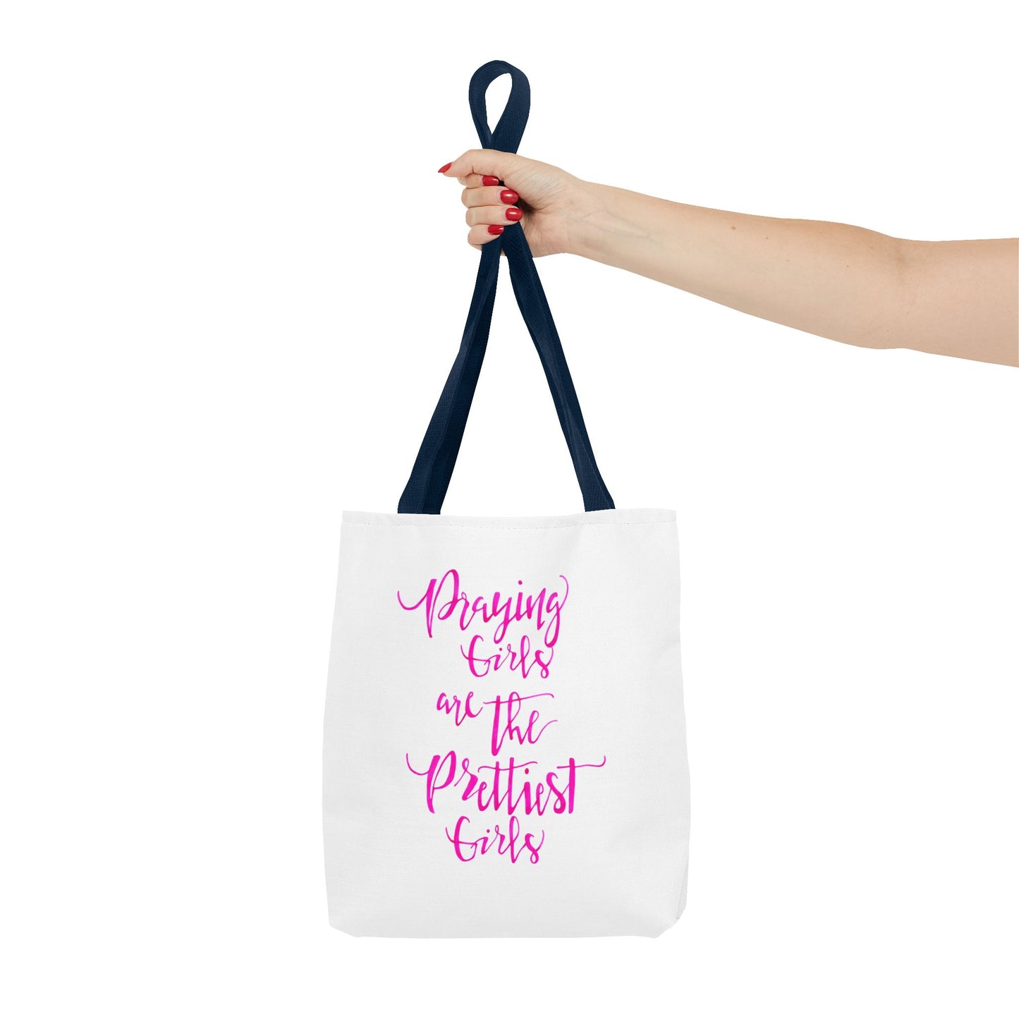 Praying Girls Tote Bag (AOP)