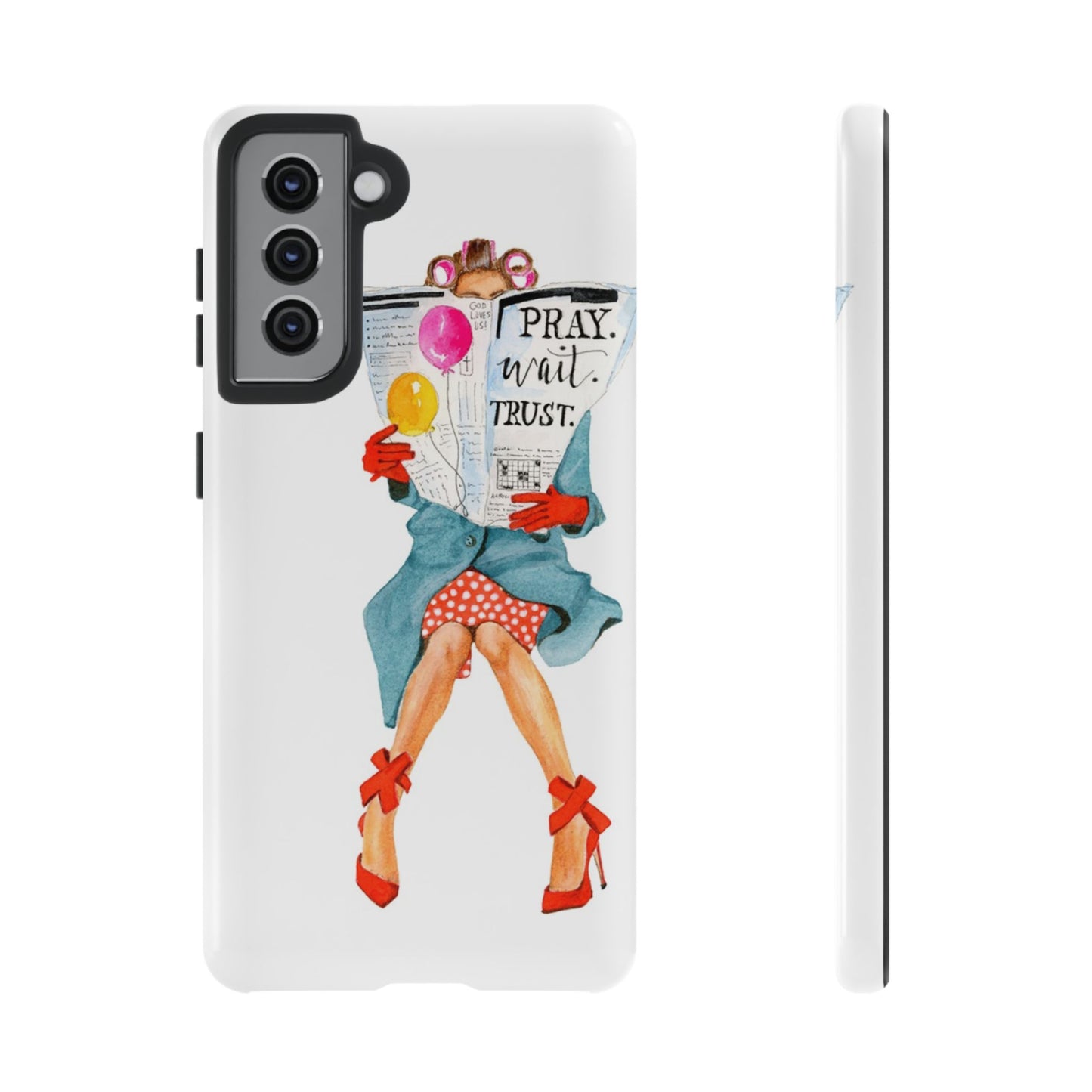 Pray, Wait, Trust Phone Case