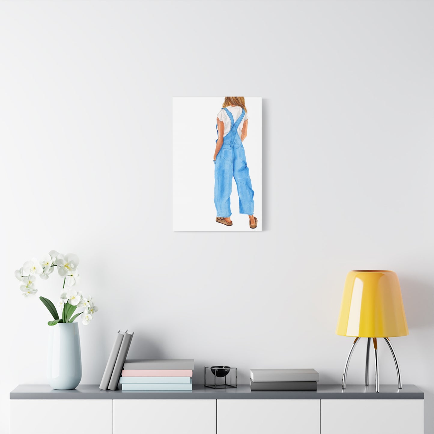 Overalls Matte Canvas, Stretched, 1.25"