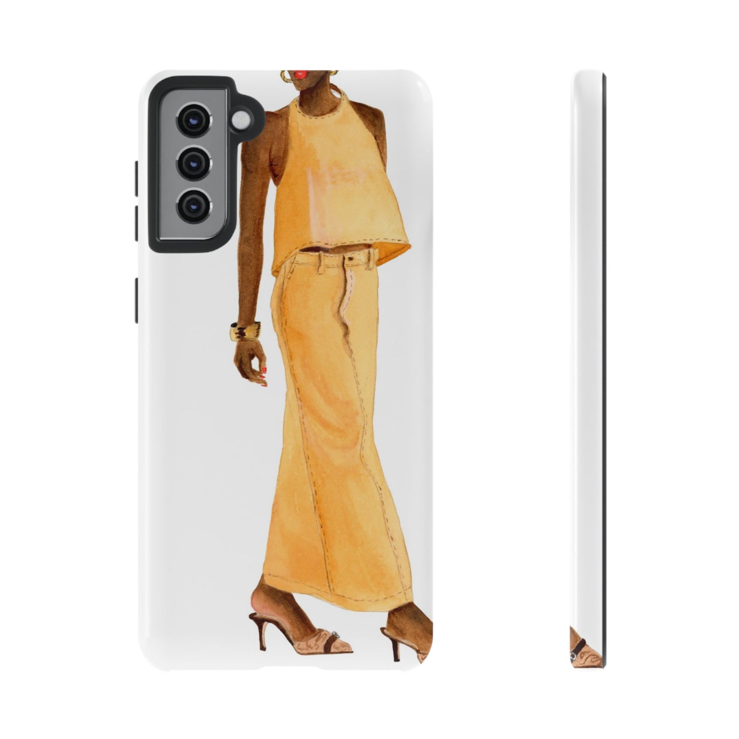 Orange Two Piece Phone Case
